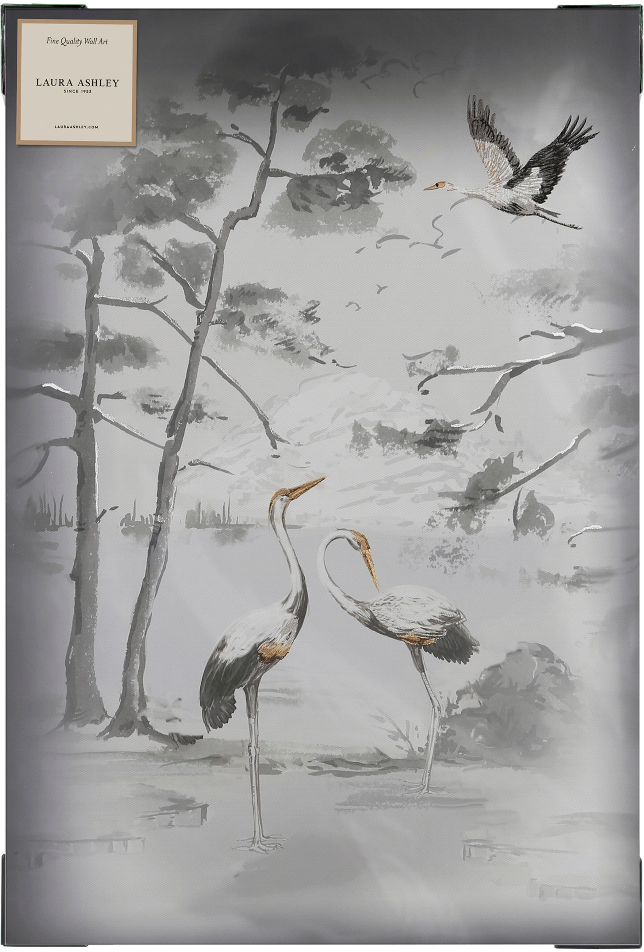LAURA ASHLEY Leinwandbild »Animalia«, (1 St.), Leinwandbild Metallic 80x60cm