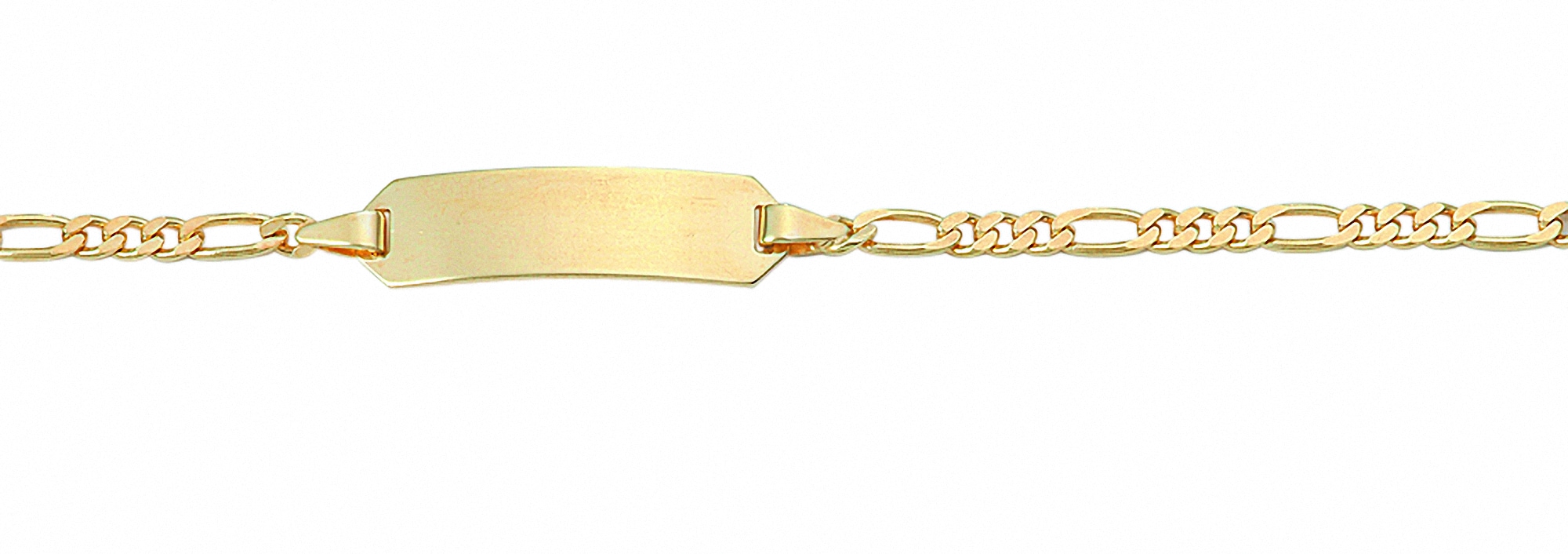 ADELIA ́S Damen ID Armband "14 cm ID - Armband 585 Gold ( 14K )", 14cm, Gold, gold, Gold, Armbänder, Goldarmband