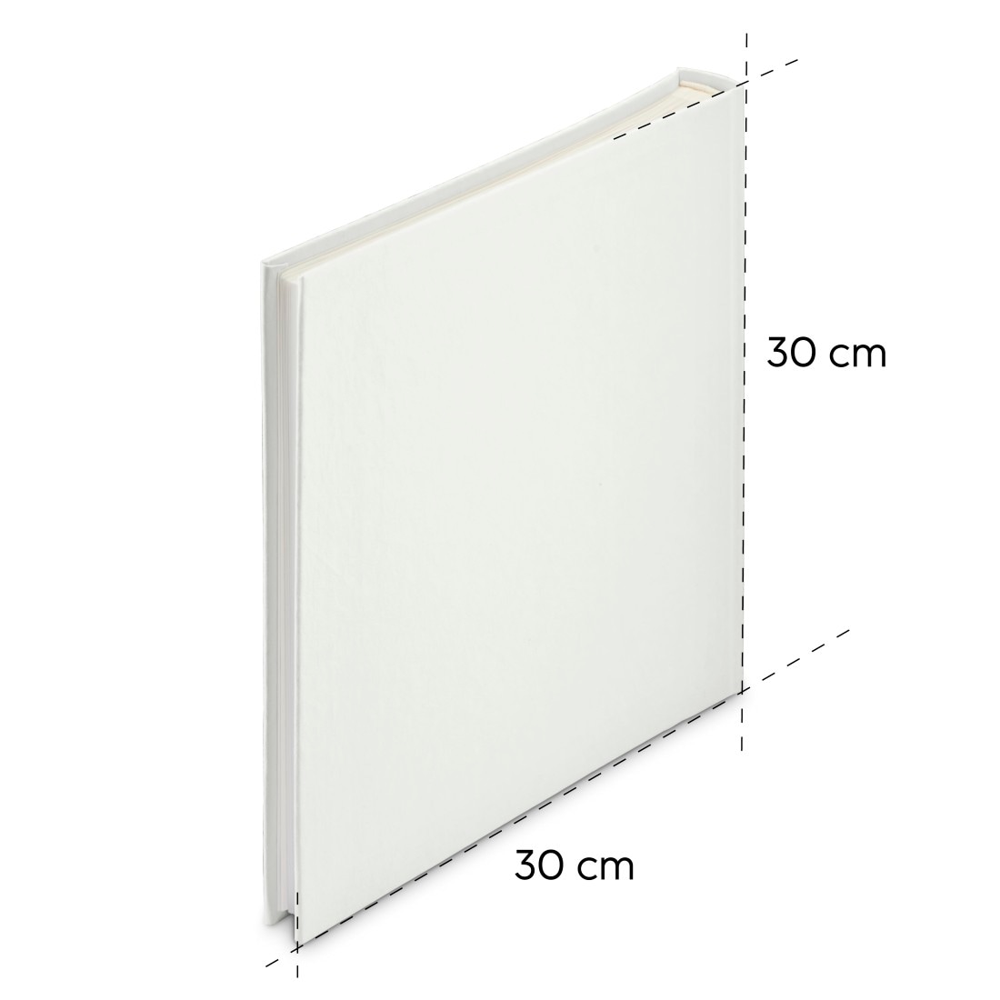 Hama Fotoalbum »Fotoalbum Jumbo Album Bildformat 30x30 cm, 80 weiße Seiten, Bilderbuch«, Zum Selber Einkleben, Selbstgestalten, elegantes Design