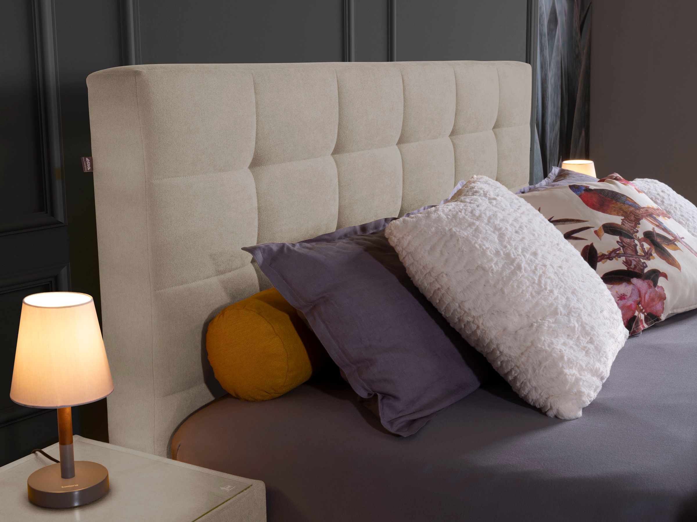Neomi Alina Box Spring Bed Beige 180x200cm 9