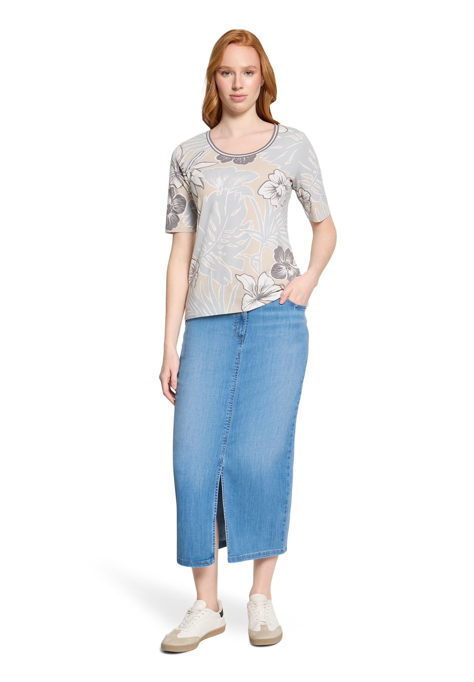 Betty Barclay Kurzarmshirt »Damen mit Blumenprint« 1 tlg.