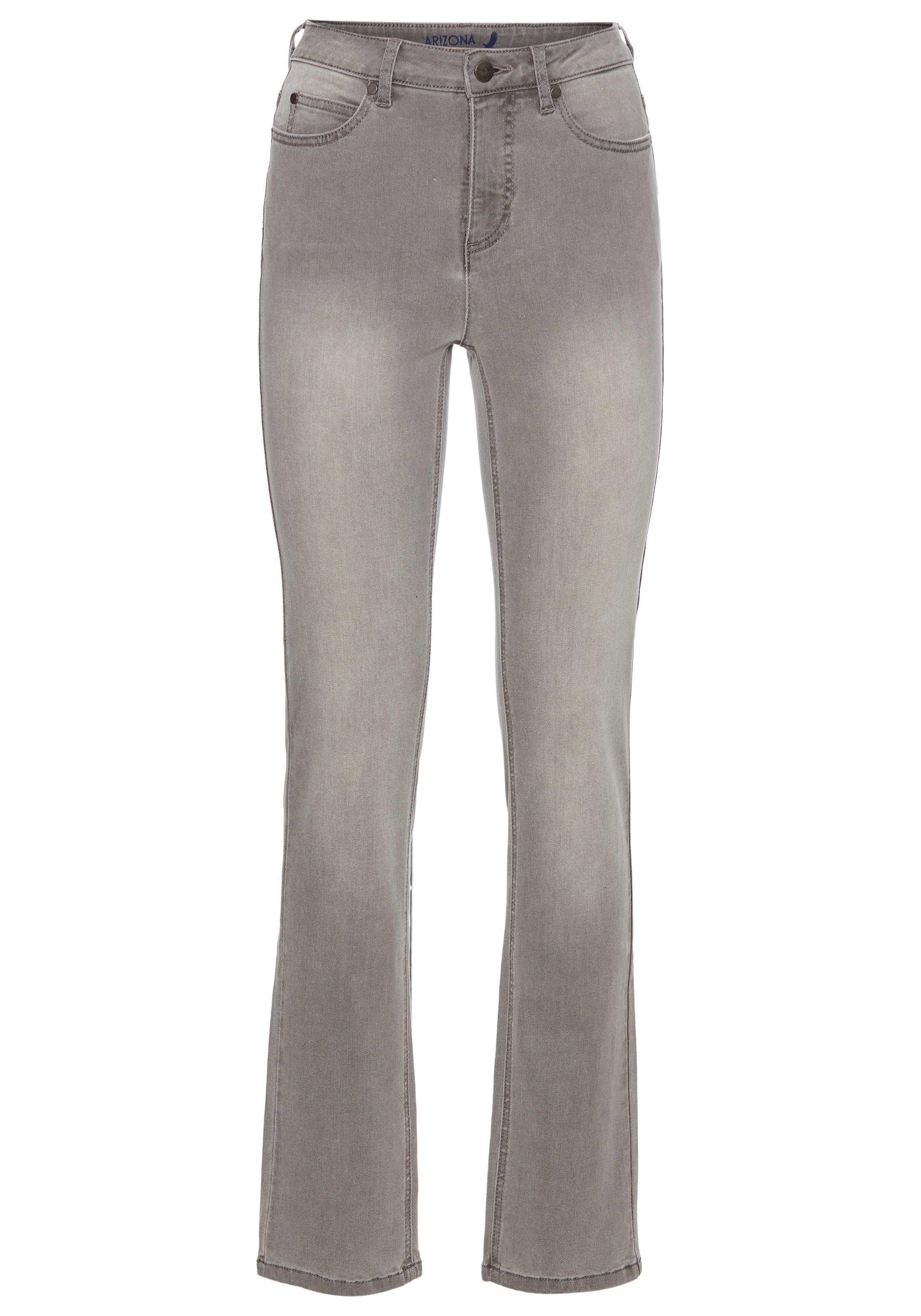 Arizona Gerade Jeans »Ultra-Stretch«, normale Passform, Comfort Fit, Used-Look-Waschung