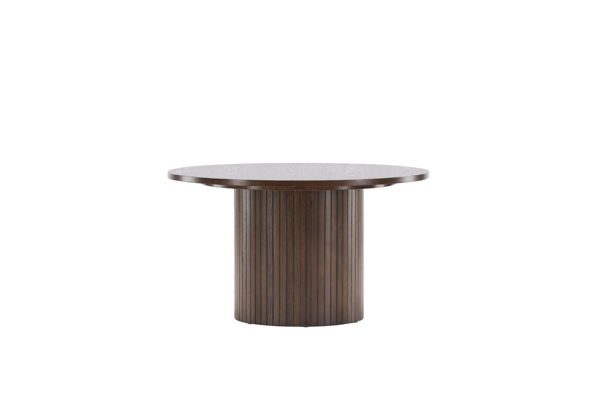 Venture Home Couchtisch »Bianca, runder Couchtisch in warmem Mokka, Ø 80 cm« Sofatisch, MDF, gebeizt, rund, wohnlich, behaglich