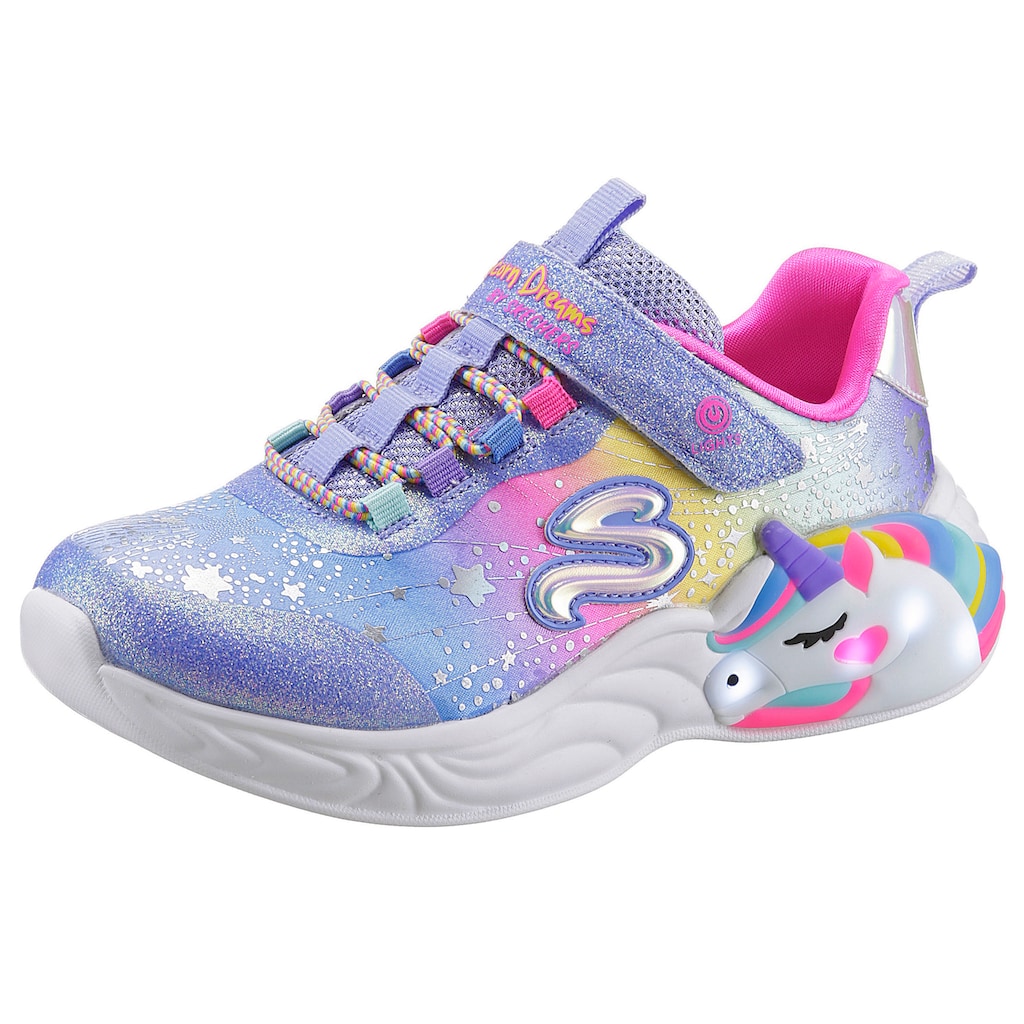 Skechers Kids Sneaker »UNICORN DREAMS-«, mit gepolsterter Innensohle, Freizeitschuh, Halbschuh, Schnürschuh