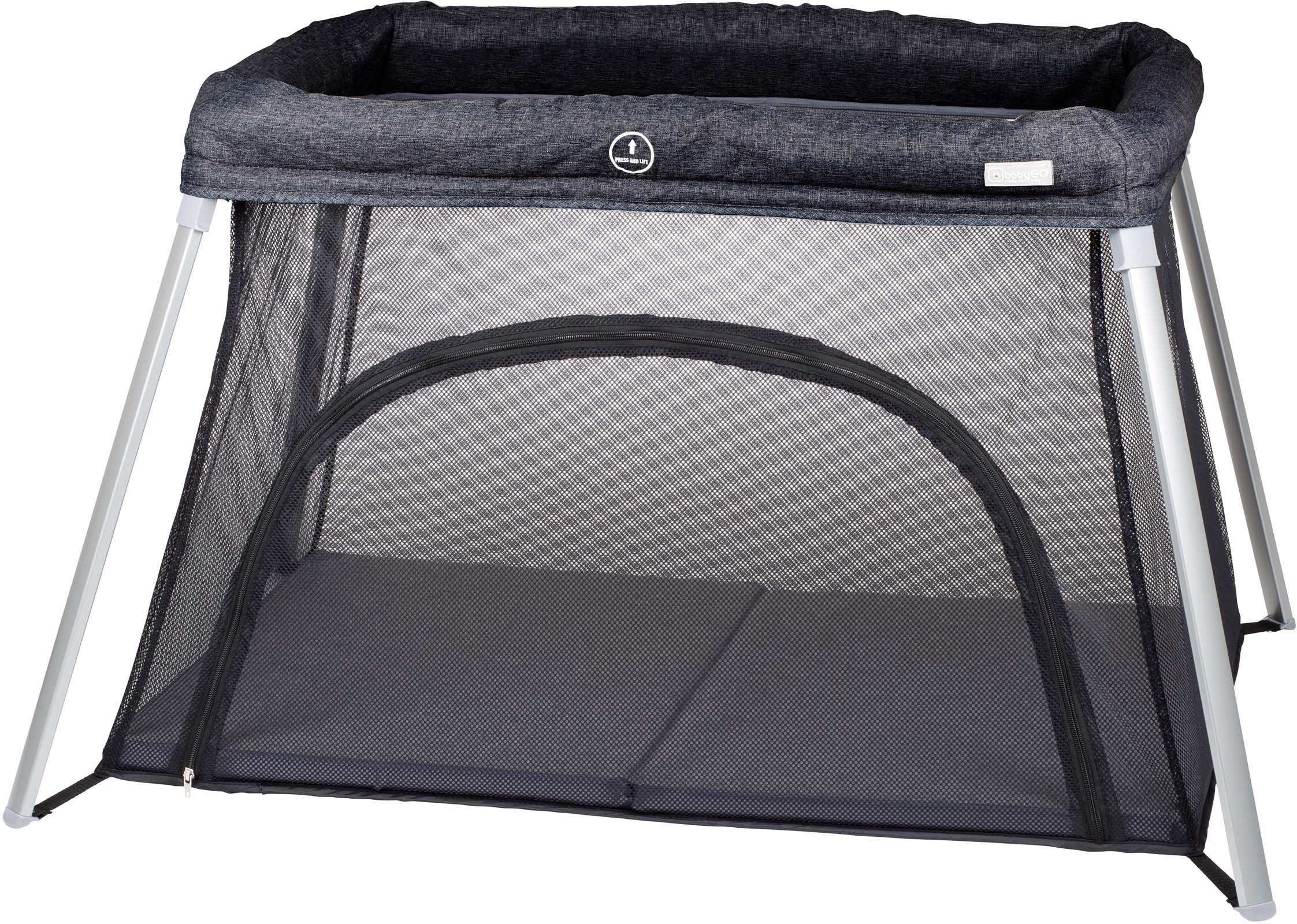 BabyGo Baby-Reisebett "Dreams II, black" faltbar günstig online kaufen