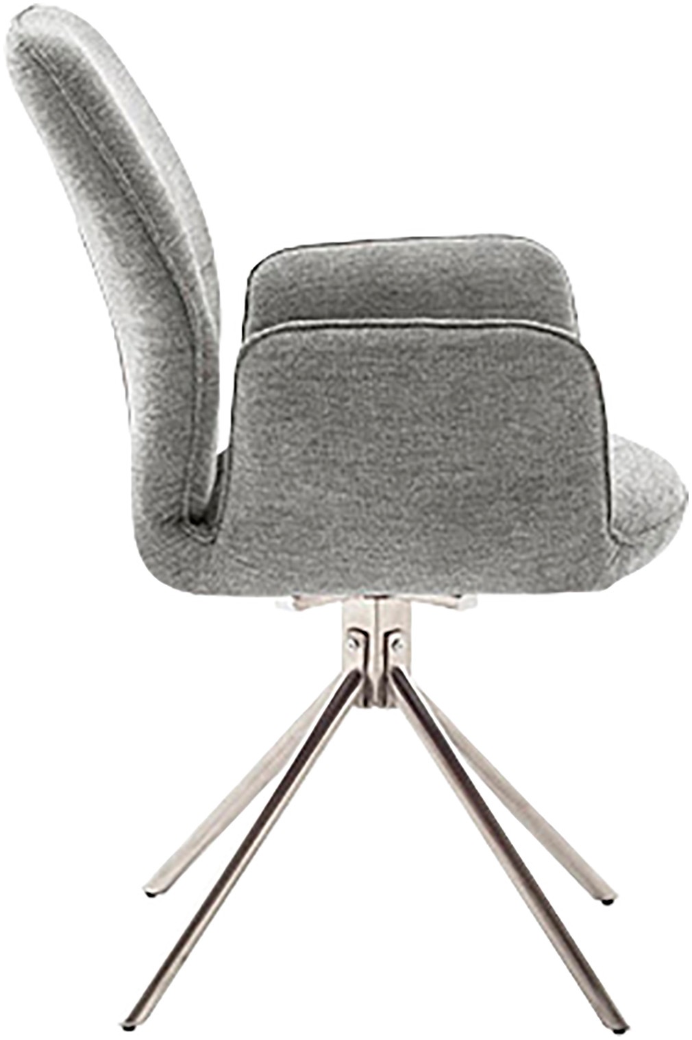 MCA furniture Esszimmerstuhl »GREYTON«, Chenille, (2er-Set), drehbar 180°, Belastbarkeit 120 kg, Sitzhöhe ca. 50 cm