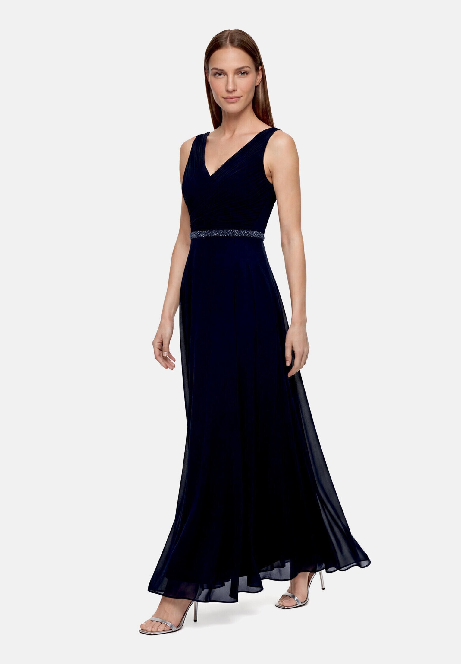Vera Mont Abendkleid "Damen mit Plissee" Ohne Tasche Dekoelemente