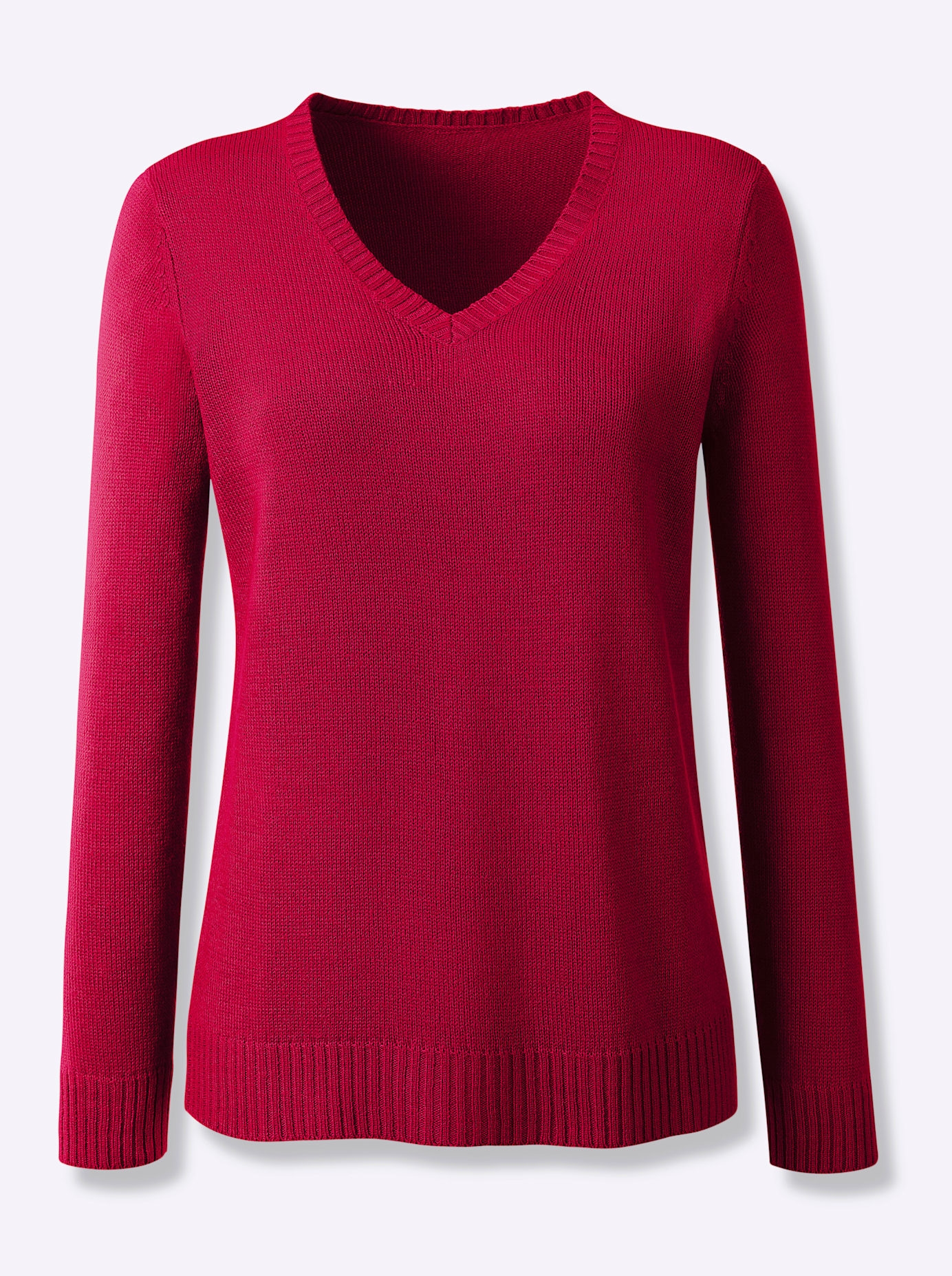 Classic Basics V-Ausschnitt-Pullover »Pullover«