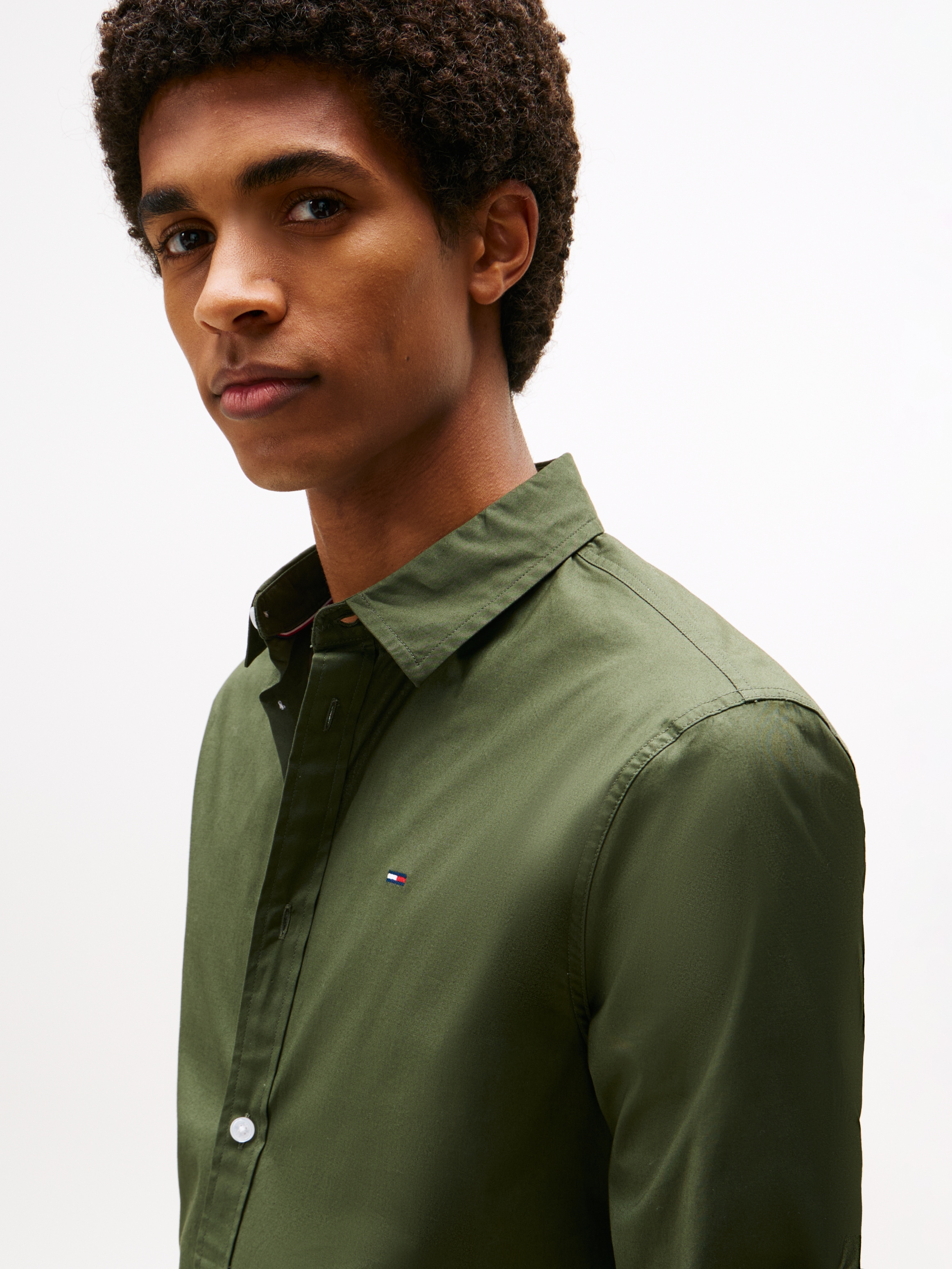 Tommy Jeans Langarmhemd »Sabim Stretch Hemd Shirt«, Stretch Hemd, Premium, Slim Fit, mit Elasthan