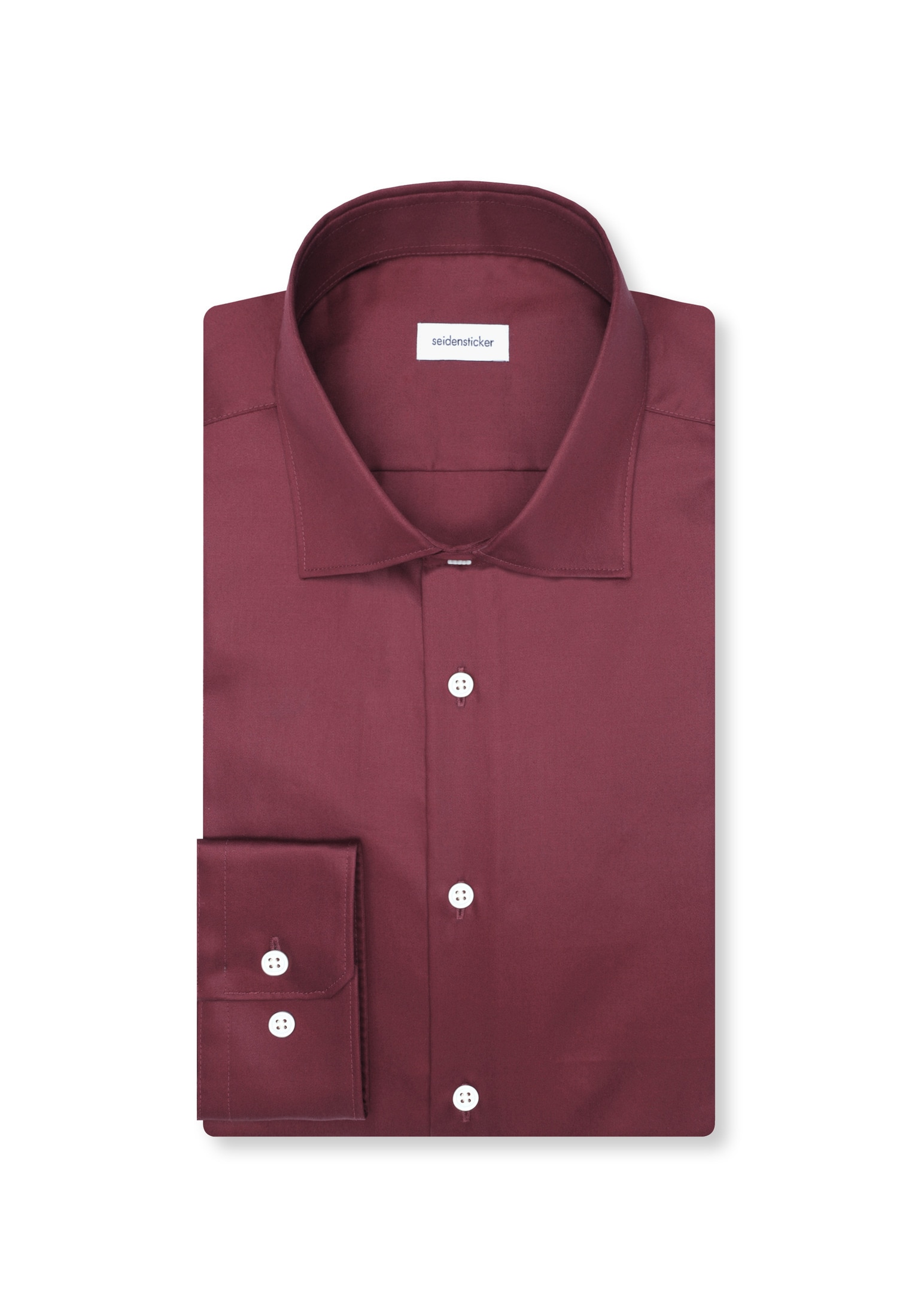seidensticker Businesshemd »Schwarze Rose« Shaped 1/1 Kentkragen Uni