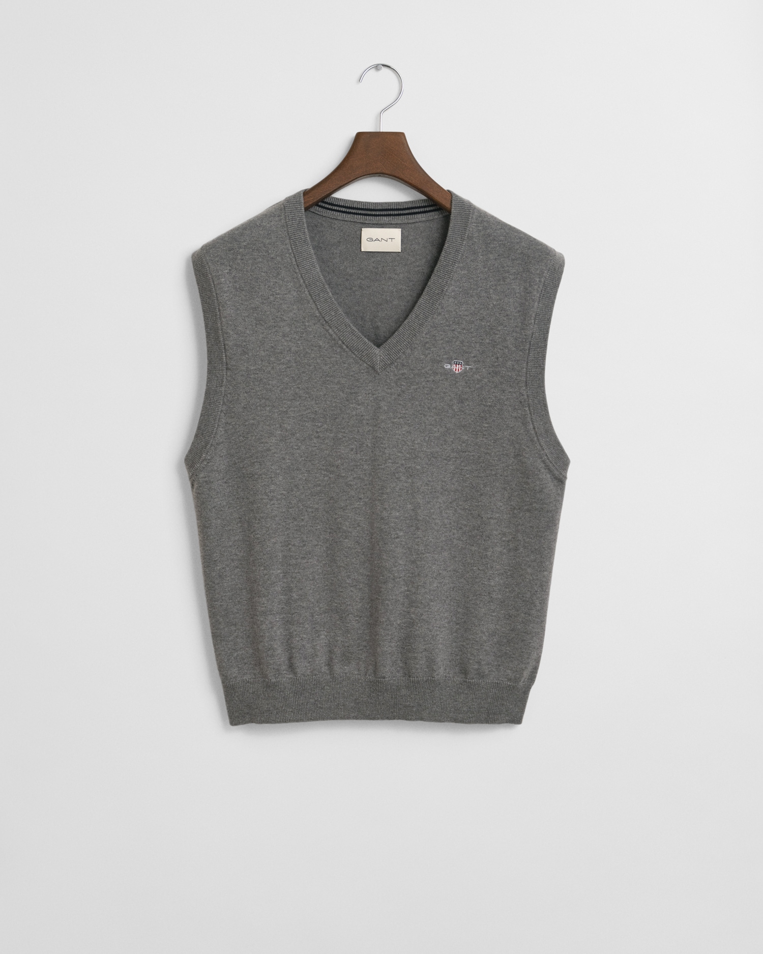 Gant Pullunder "CLASSIC COTTON VEST", V-Ausschnitt, regular fit günstig online kaufen