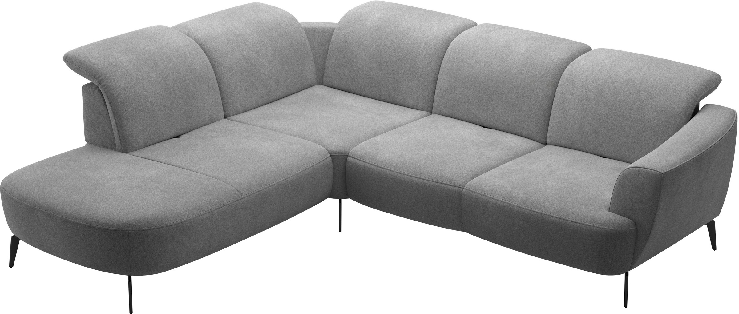 sit&more Ecksofa »Zoe«, ink.Sitztiefenverstellung, wahlweise mit Kopfteilverstellung