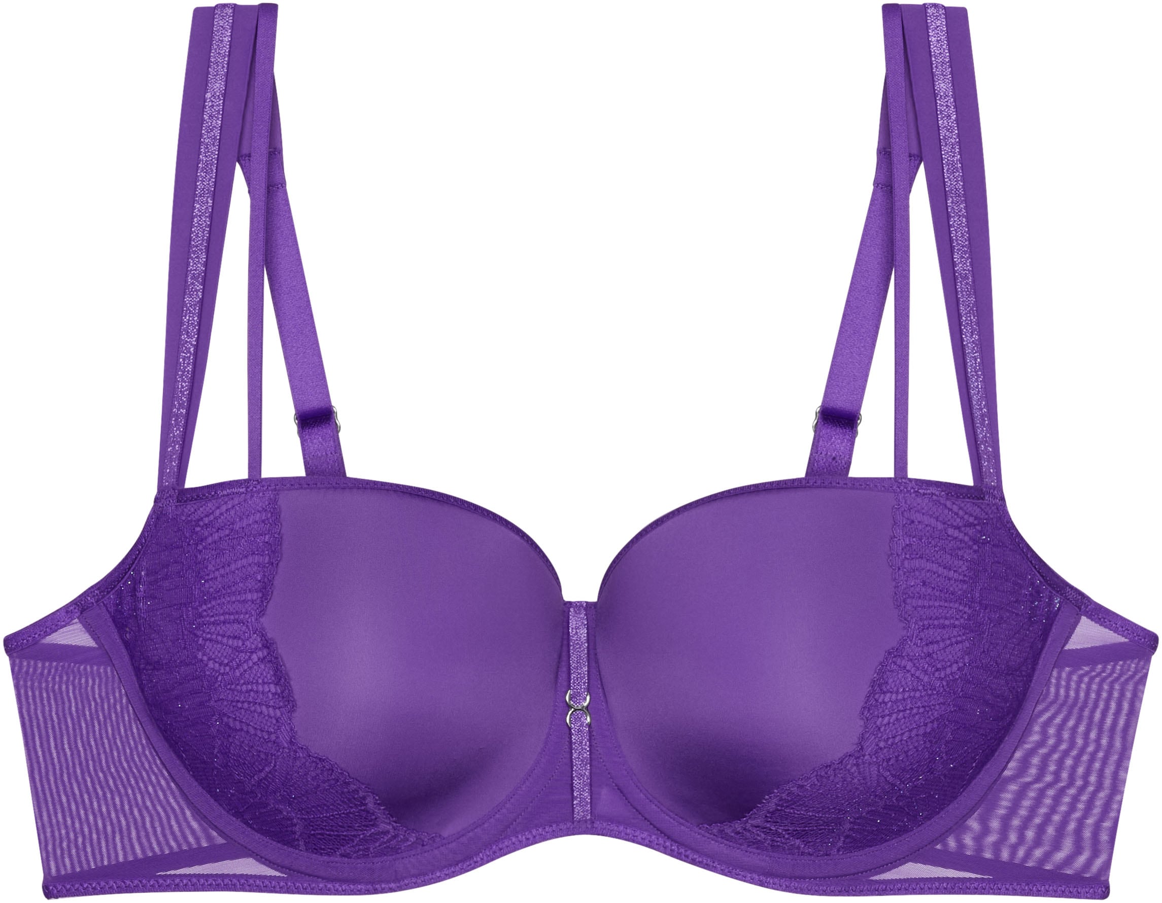 Triumph Balconette-BH »Palina Moonlight Kiss«, leicht, gefütterte Spacer-Cups, Spitze, Glitzergarn