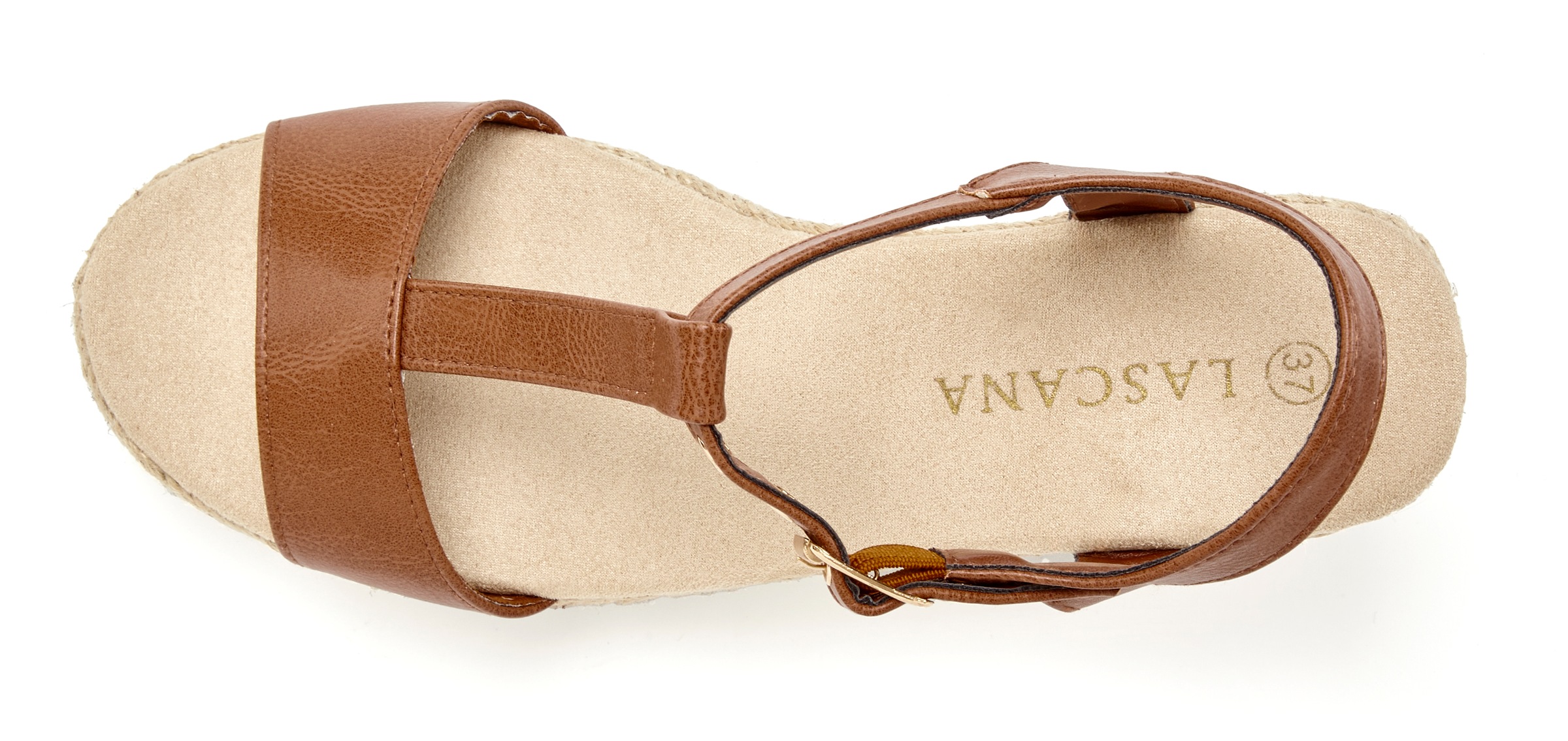 LASCANA Sandalette »Sommerschuh«, Sandale, Sommerschuh mit Keilabsatz VEGAN