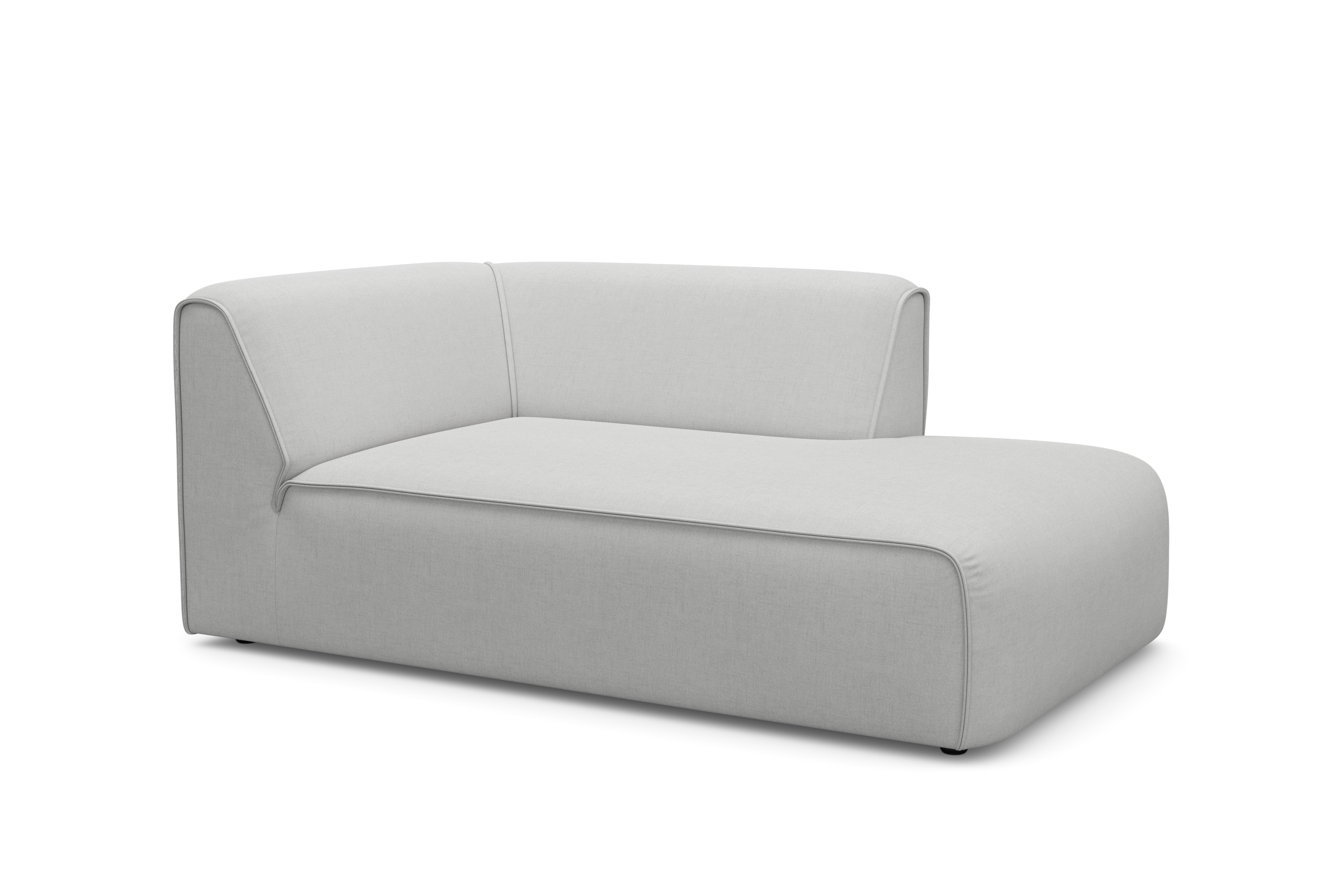 OTTO home Ottomane "Merid Chaiselongue, Maße B/T/H: 100/162/70 cm" als Modul oder separat verwendbar, für individuelle Zusammenstellung