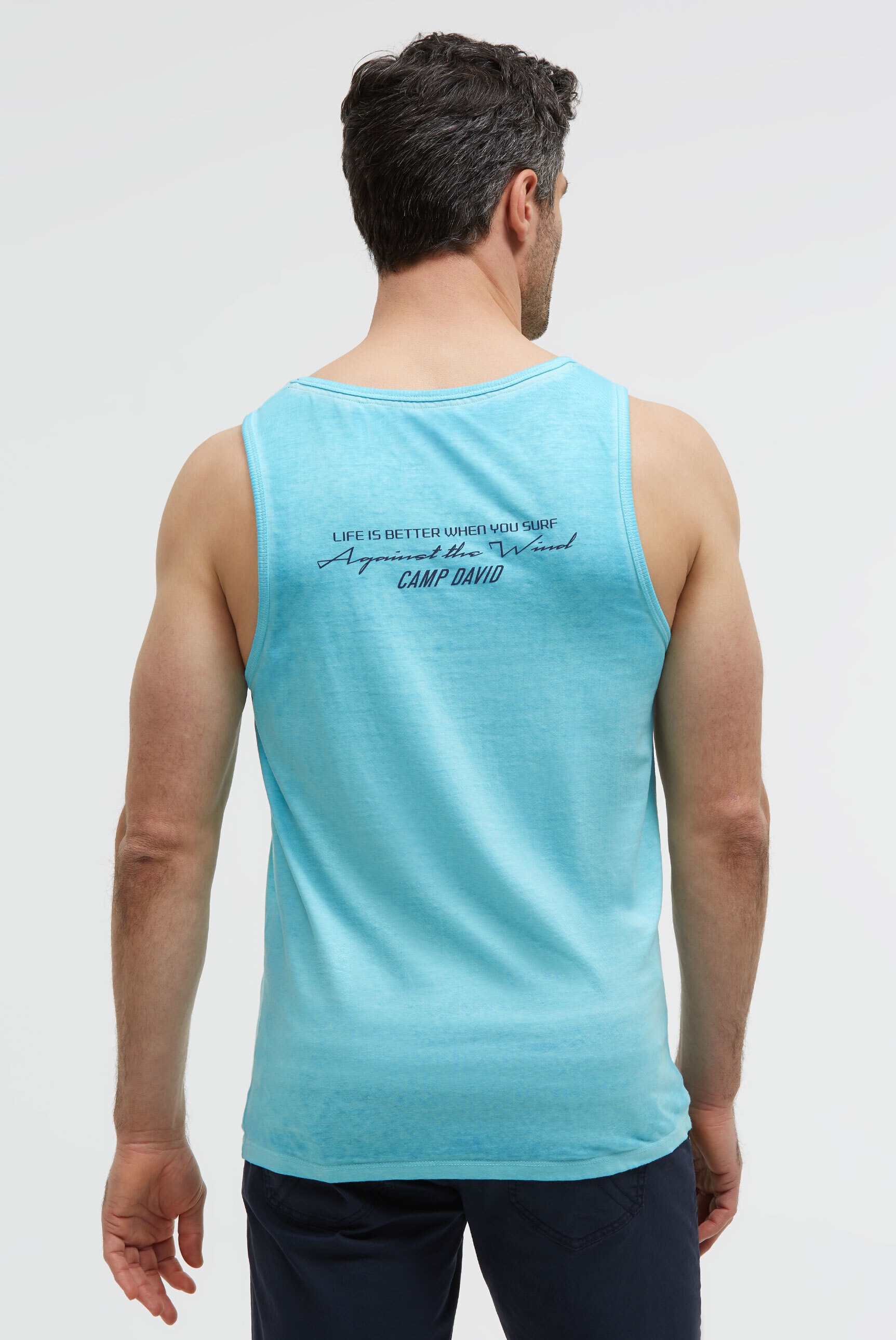 CAMP DAVID Tanktop mit Baumwolle
