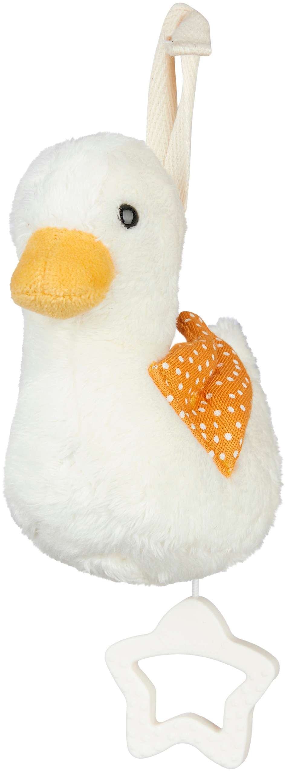 STERNTALER Kinder Spieluhr "Ente, S", weiß, Plüsch, B:13cm H:12cm T:8cm, Spieluhren