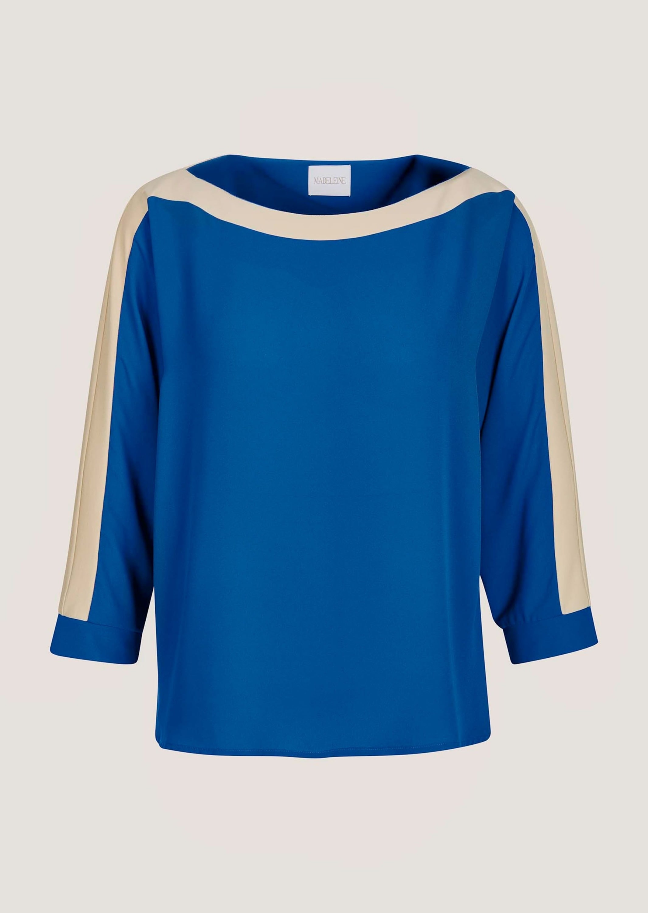 MADELEINE "Blusenshirt Businessbluse im Colour Blocking-Stil" Colourblocking