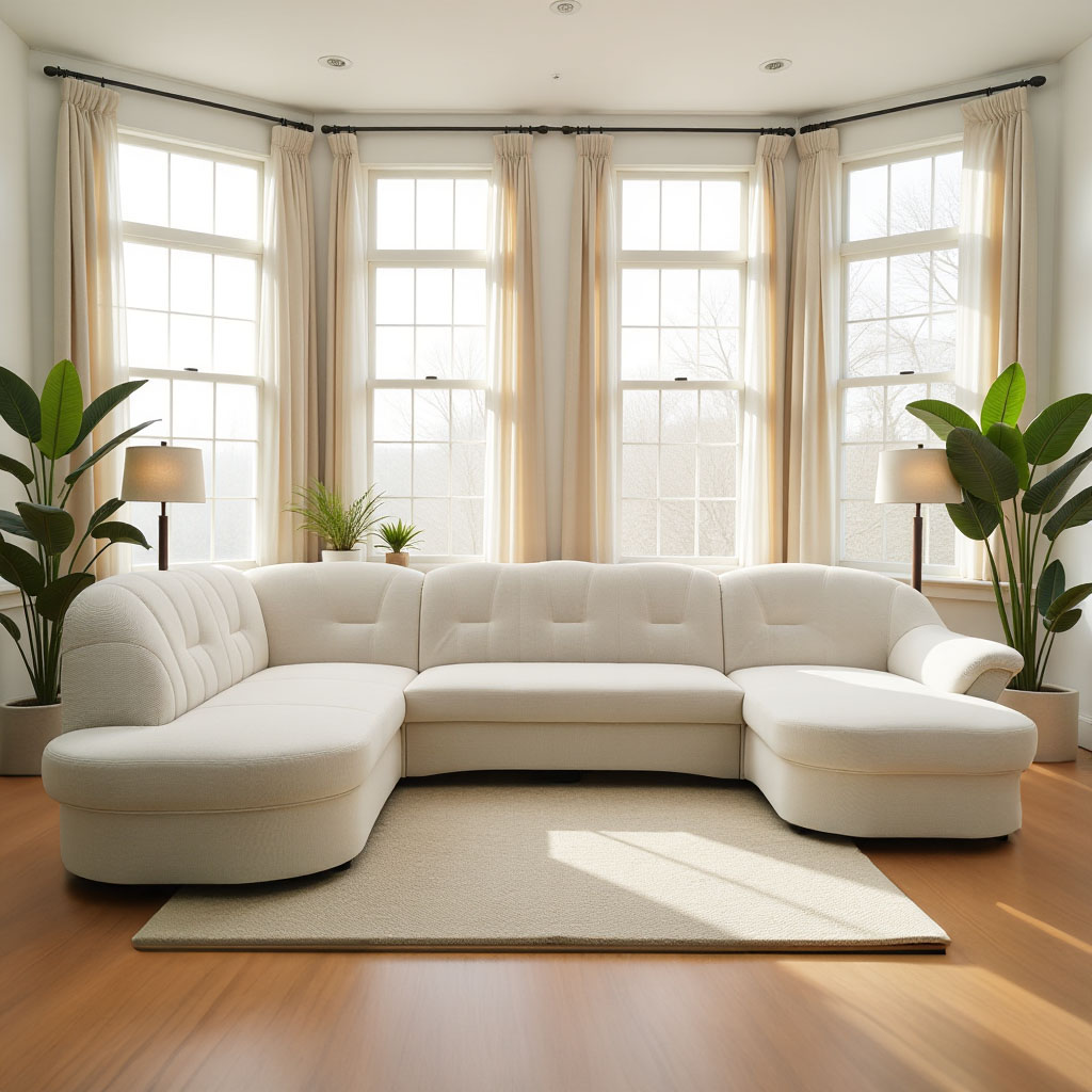 DOMO collection Wohnlandschaft "FLORES 293x180x86 cm, hochwertig, komfortabel, U-Form" wahlw. mit Bettfunktion, wahlw. mit Federkern, Unser Dauertiefpreis