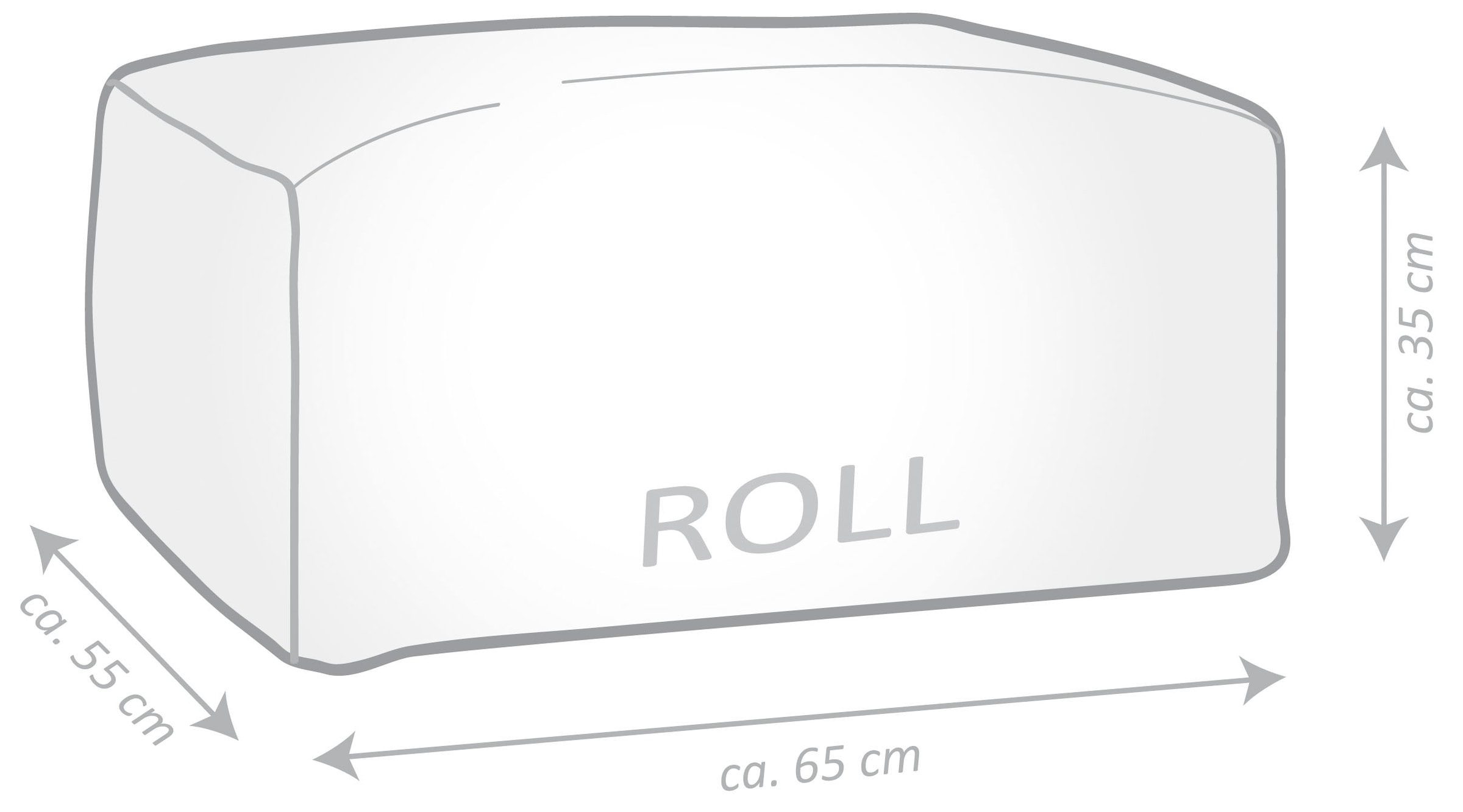 Magma Heimtex Sitzsack »Roll SHARA«, (1 St.)