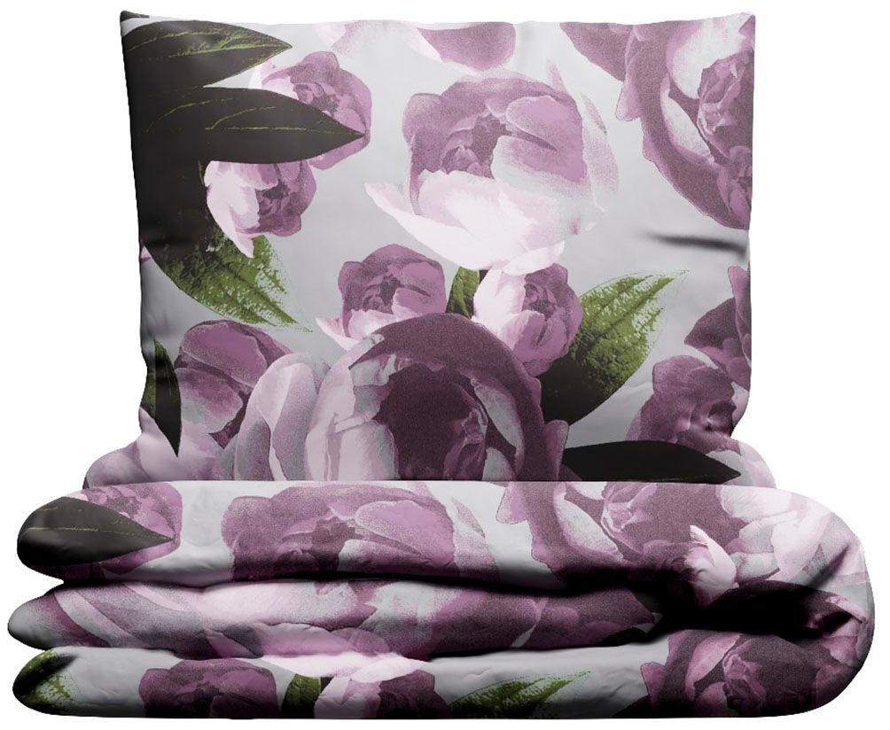 Grund Bettwäsche »Peonia Bettwäsche« 2 tlg. Aus 100% Baumwollsatin gefertigt