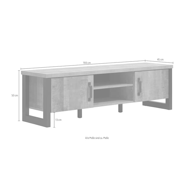 trendteam TV-Board »Emile«, (1 St.), BxHxT: ca.166x50x45 cm, Schrank für TV  bis 65 Zoll | BAUR