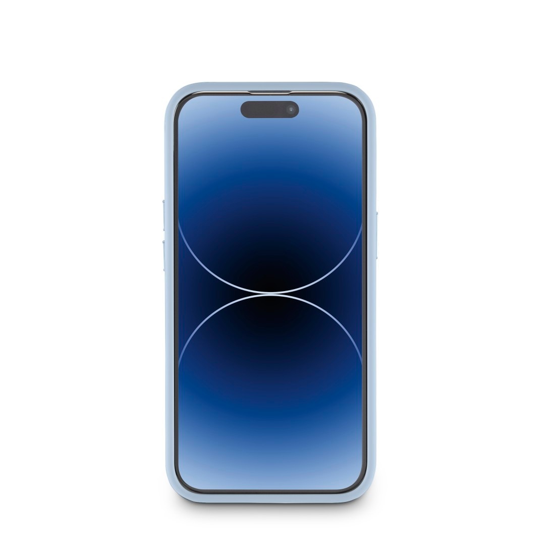 Hama Smartphone-Hülle »Handyhülle für Apple iPhone 15 Pro, durchsichtig Blau, stabil flexibel«, iPhone 15 Pro