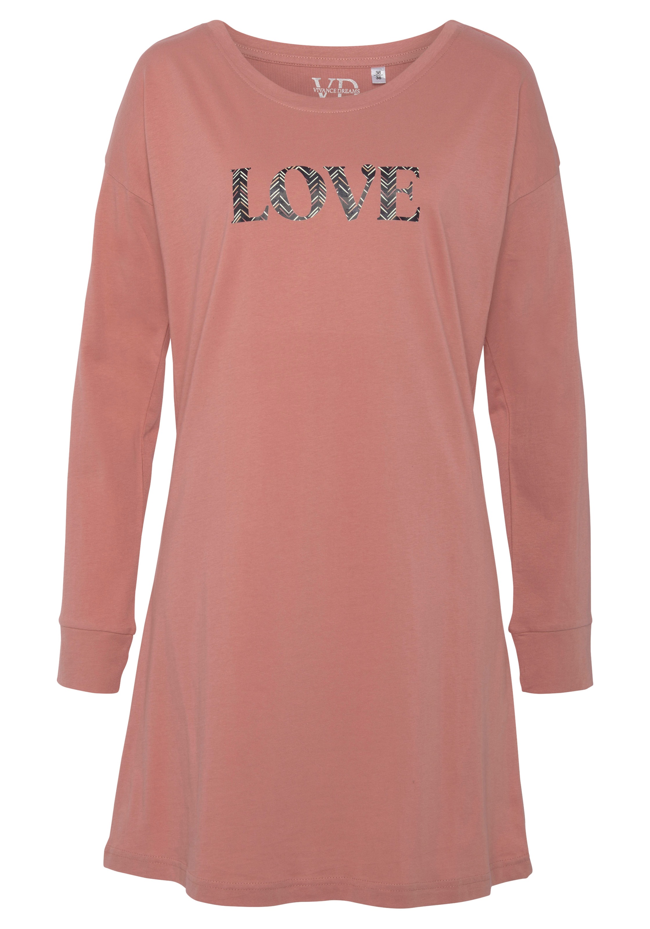 Vivance Dreams Nachthemd 1-teilig, mit großem Frontprint günstig online kaufen