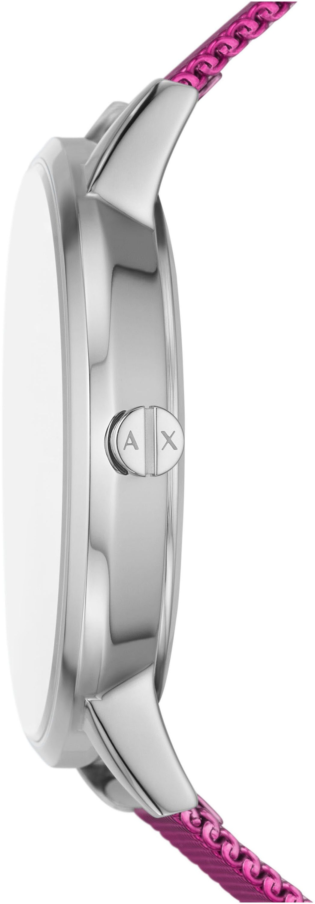 ARMANI EXCHANGE Quarzuhr, Armbanduhr, Damenuhr, analog, Edelstahlarmband