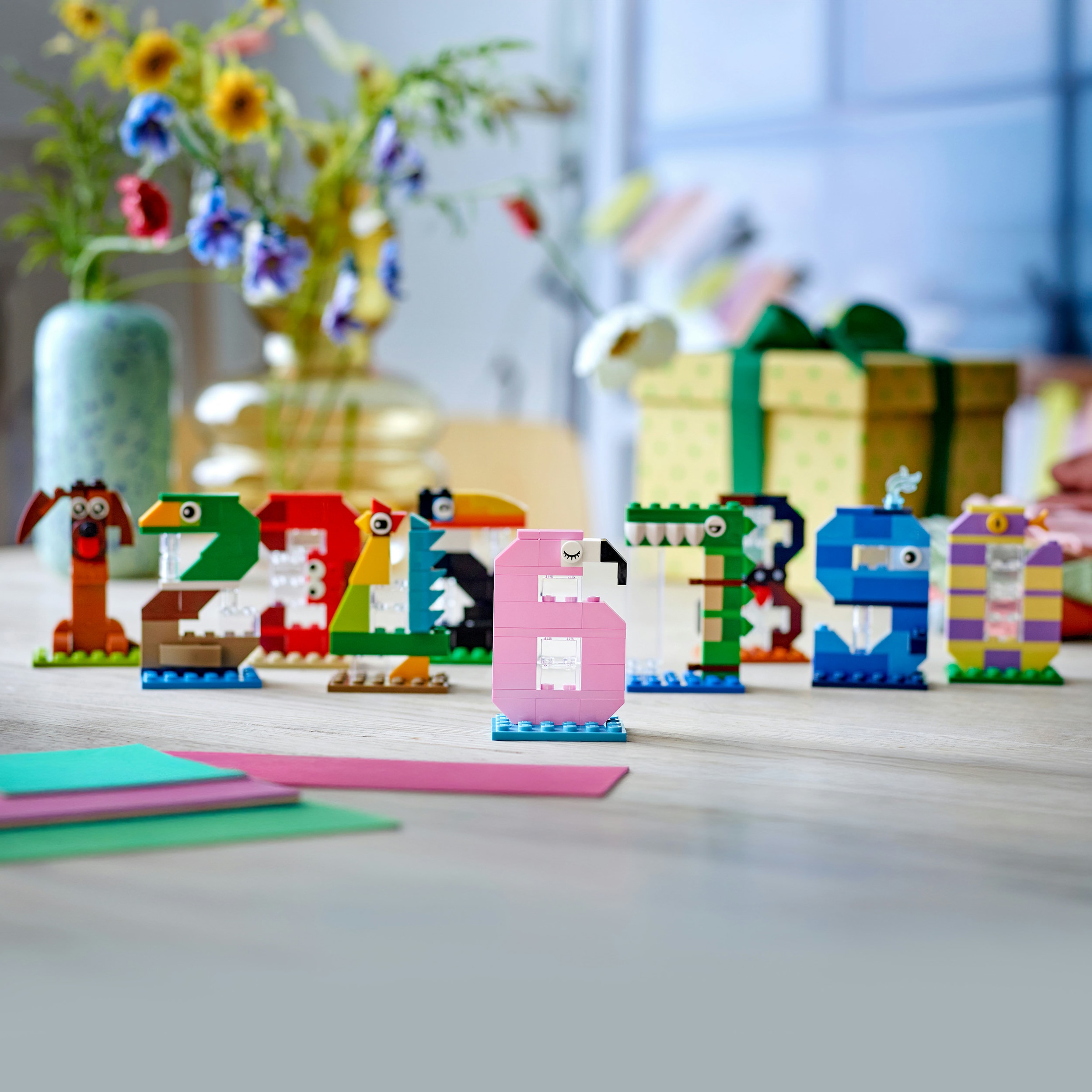 LEGO® Konstruktionsspielsteine »Geburtstagszahlen (40807), LEGO Iconic« Made in Europe