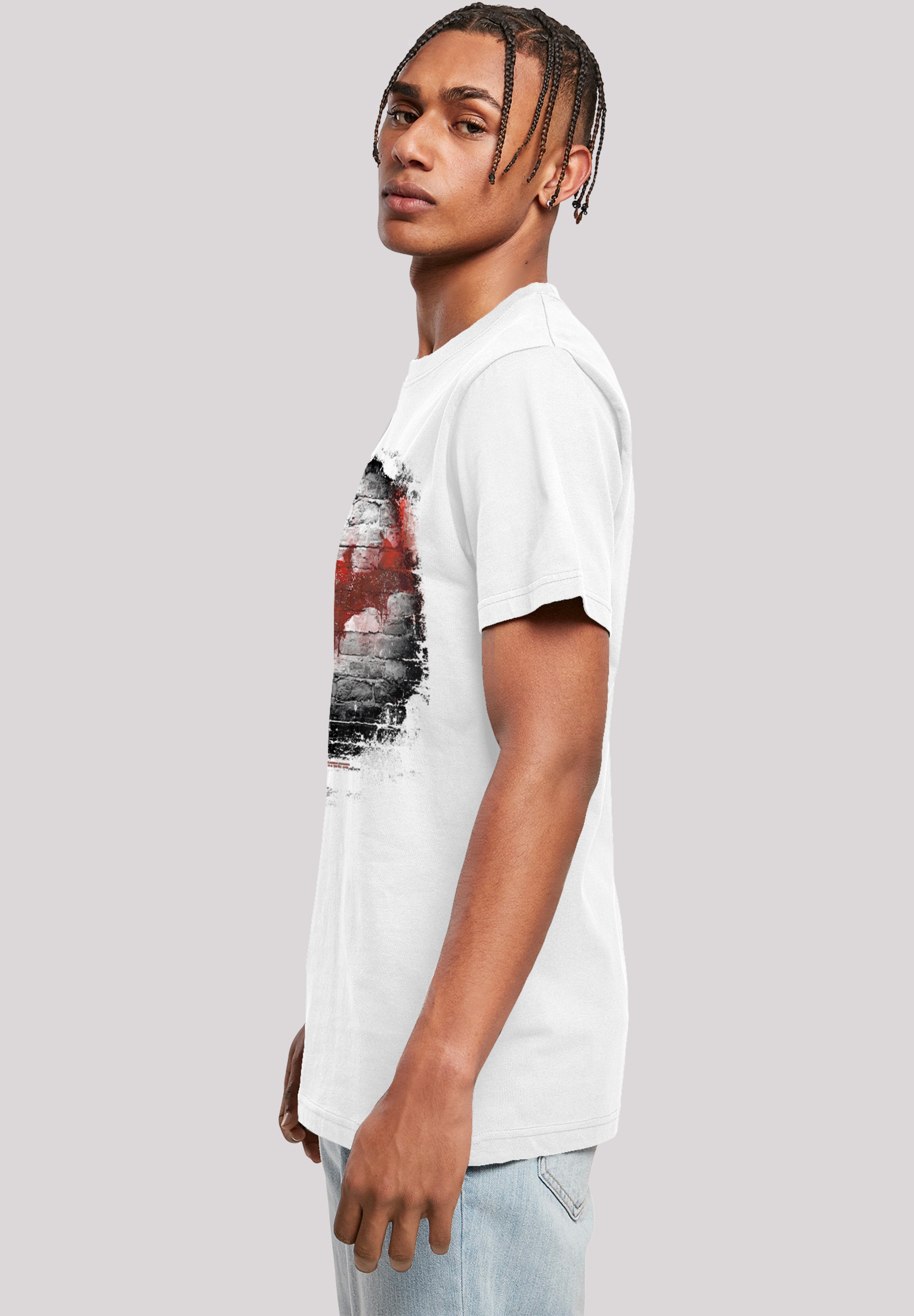F4NT4STIC T-Shirt »Batman Logo Wall«, Herren,Premium Merch,Regular-Fit,Basic,Bedruckt