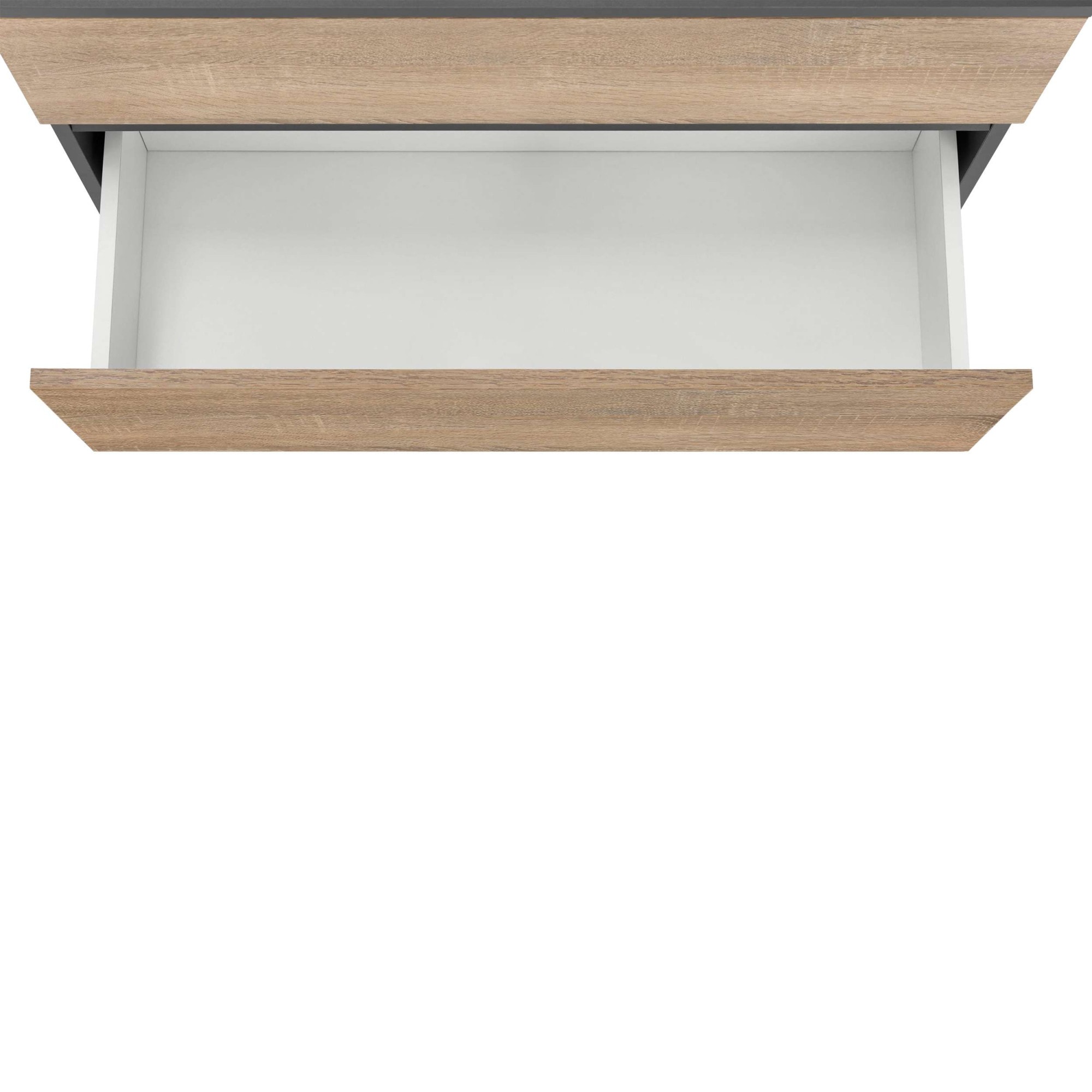 Home affaire Badmöbel-Set »Wisla«, (Set, 2 St.), Spiegelschrank, WBU mit Siphonausschnitt u. Push-to-open, Breite 80 cm