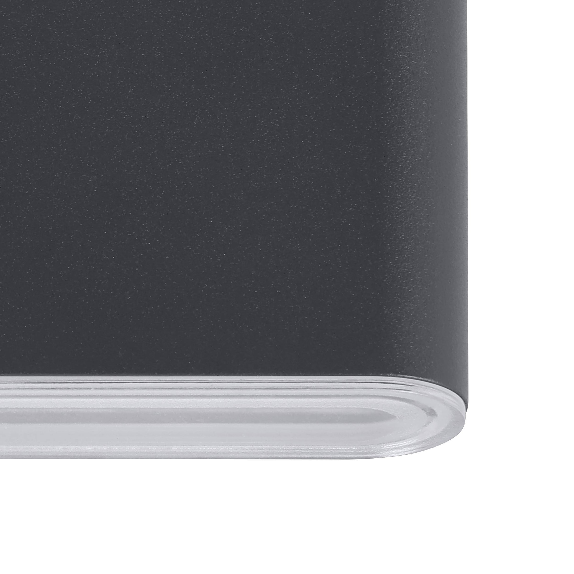 EGLO Wandleuchte »Grutti Wandlampe, Außenlampe, Wand Außenbeleuchtung, Aluminium, IP65« LED-Modul 1 Stk. Kaltweiß | Neutralweiß | Warmweiß