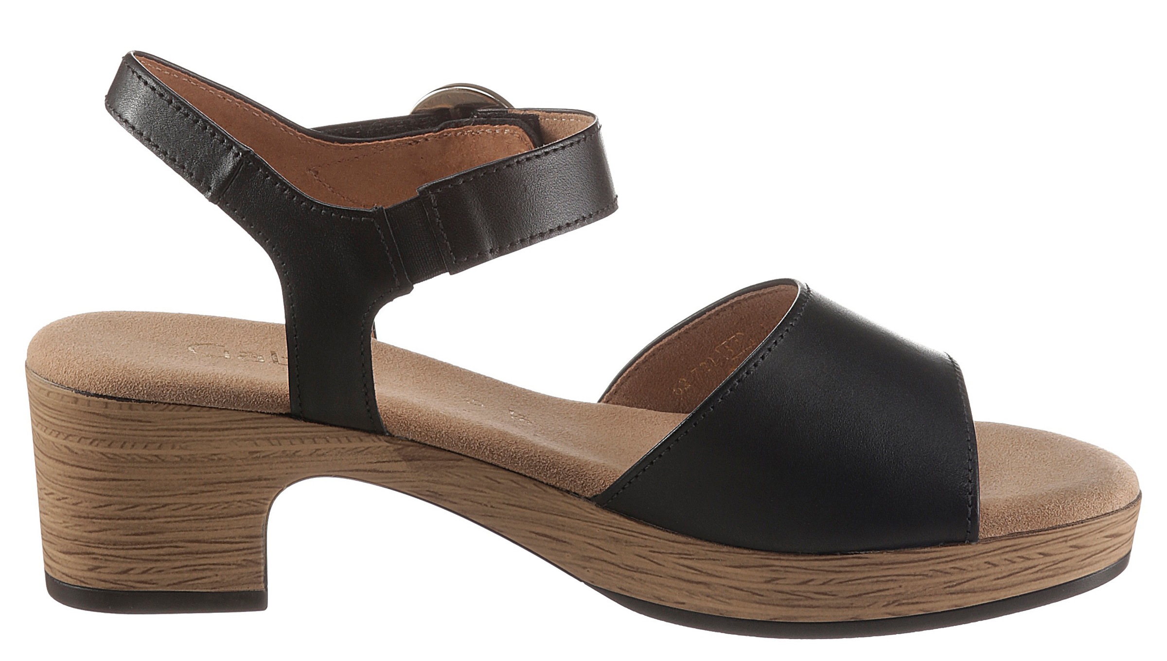 Thumbnail - Gabor Sandalette "KRETA", Blockabsatz, Sommerschuh, Sandale mit Zierschnalle, Weite G (weit)