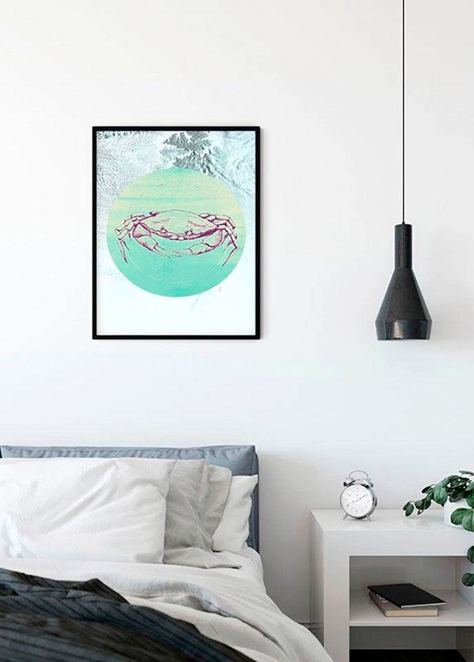 Komar Bild »Crab Sea«, Tiere, (1 St.), Wandbild zur Dekoration - ohne Rahmen