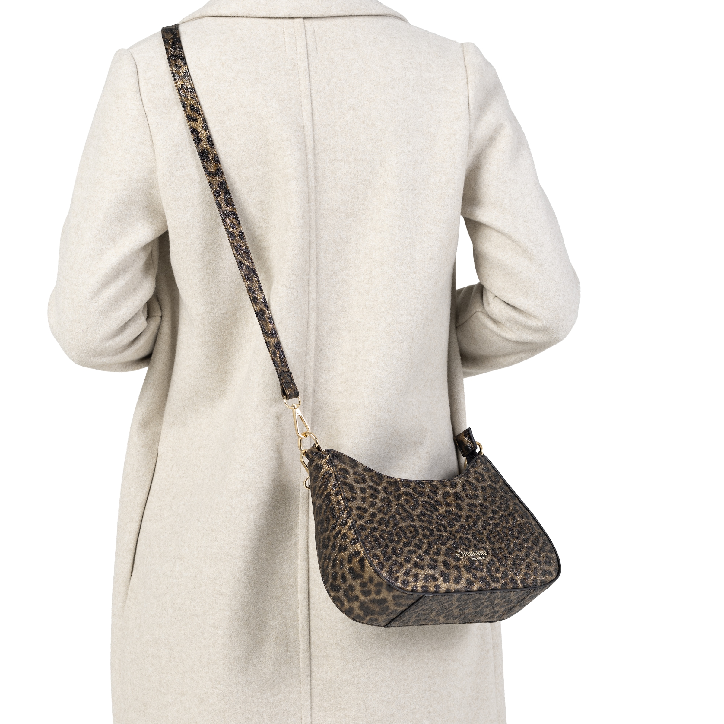 Remonte Umhängetasche, Damen Umhängetasche, Henkeltasche im trendigen Leo-Look