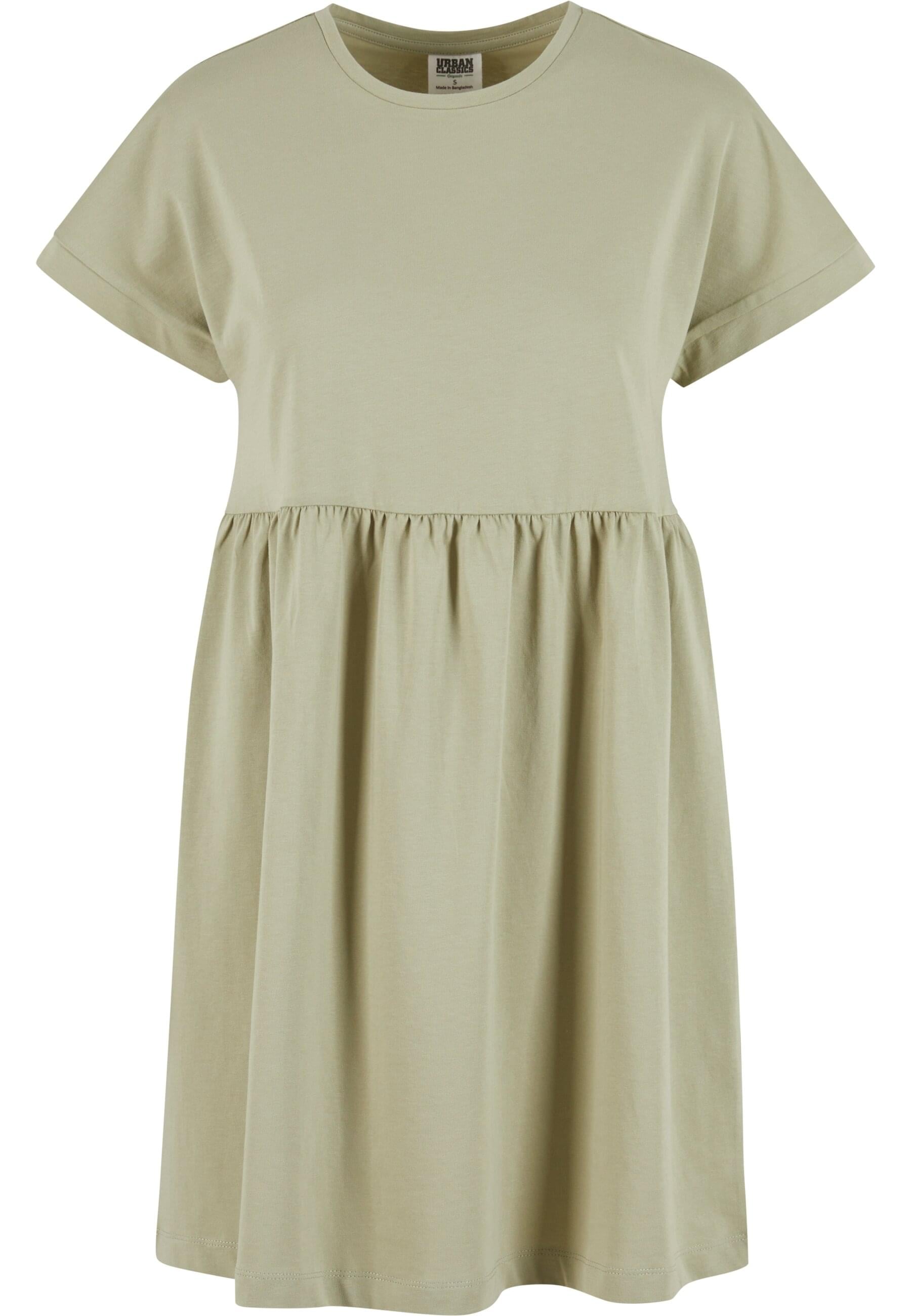URBAN CLASSICS Shirtkleid »Urban Classics Damen Ladies Organic Empire Valance Tee Dress«, (1 tlg.)