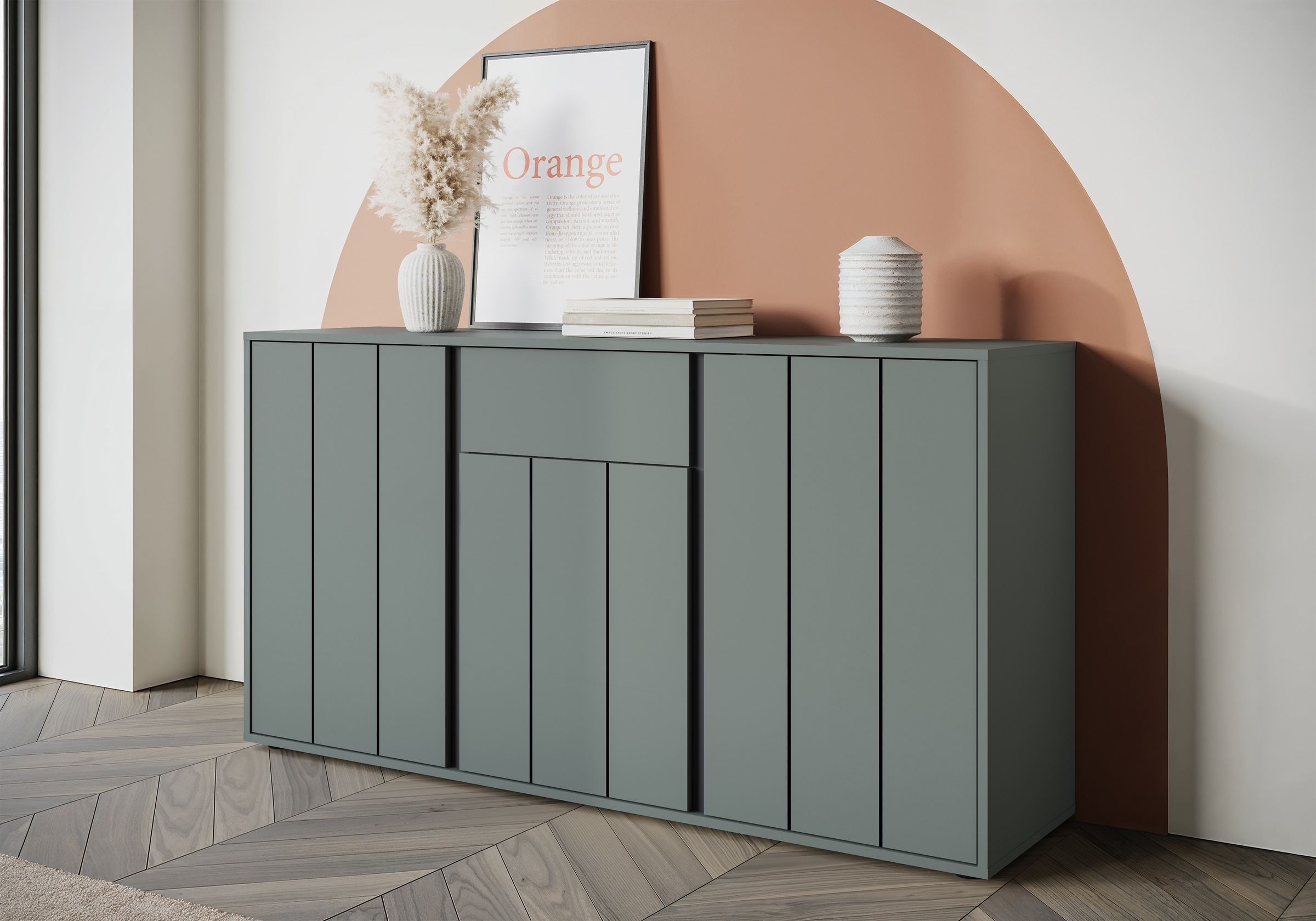 Home affaire Sideboard "VEDDEL" Breite ca.155 günstig online kaufen