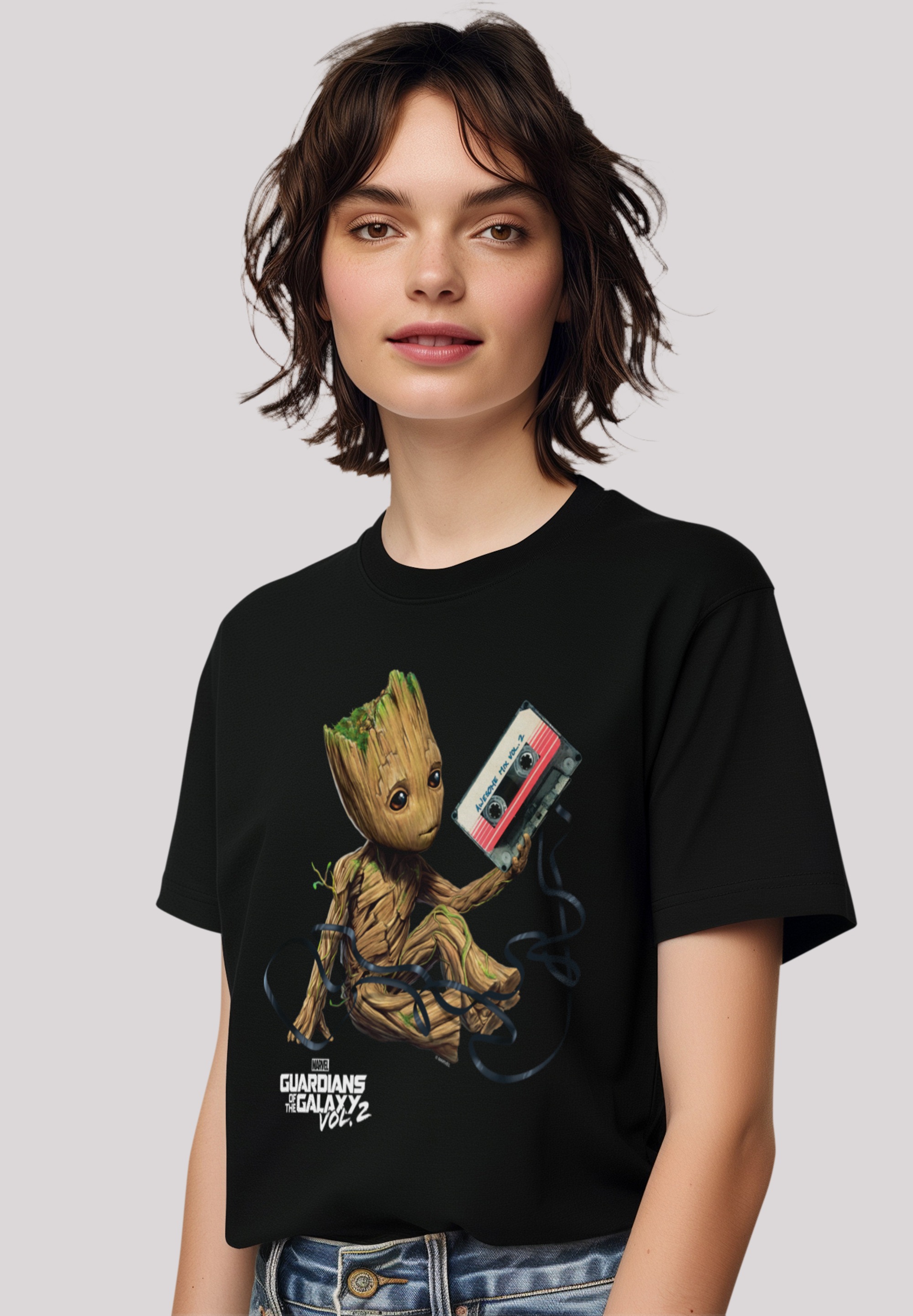 F4NT4STIC T-Shirt »Marvel Guardians Of The Galaxy Vol2 Groot Tape«, Premium Qualität