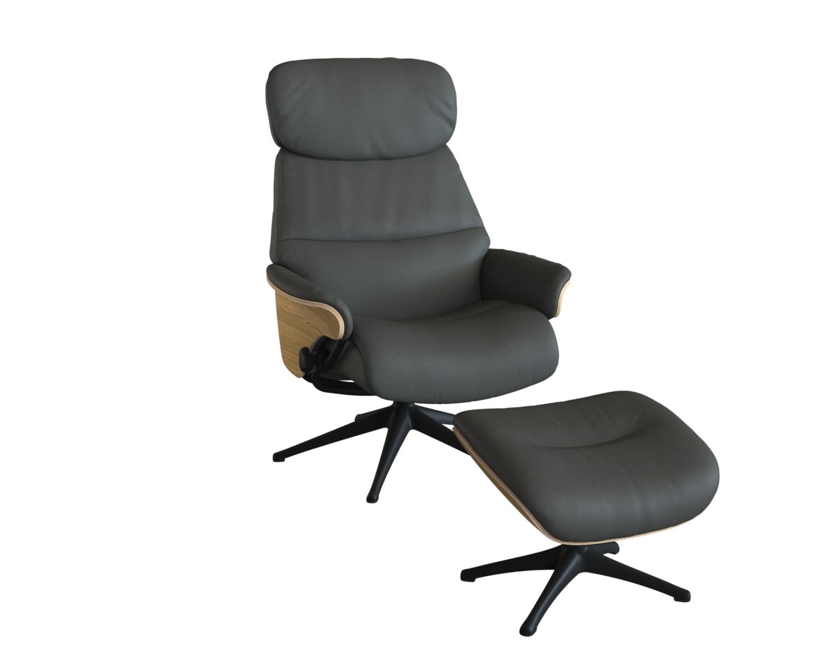 FLEXLUX Relaxsessel "Aarhus, Gepolsterter Funktionssessel, Skandinavisch de günstig online kaufen