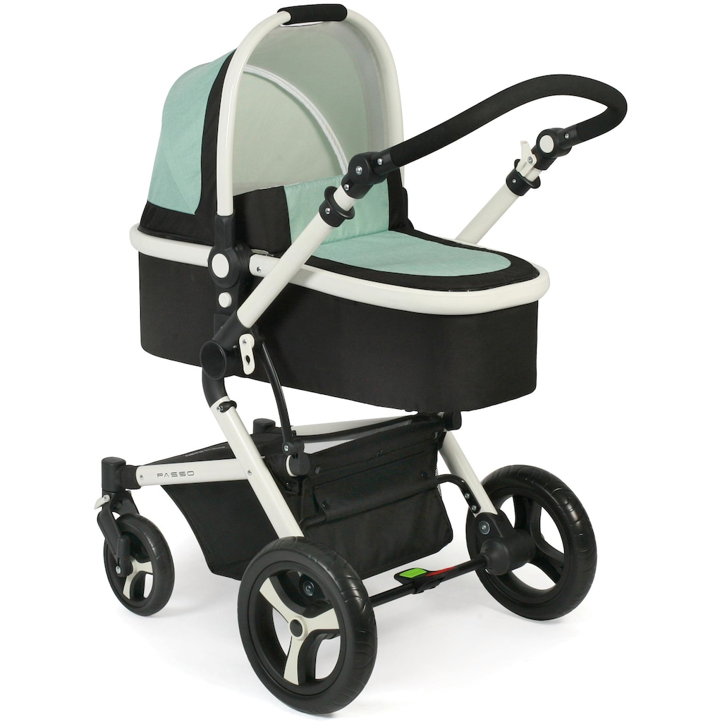 CHIC4BABY Kombi-Kinderwagen »Passo, mint«, 15 kg