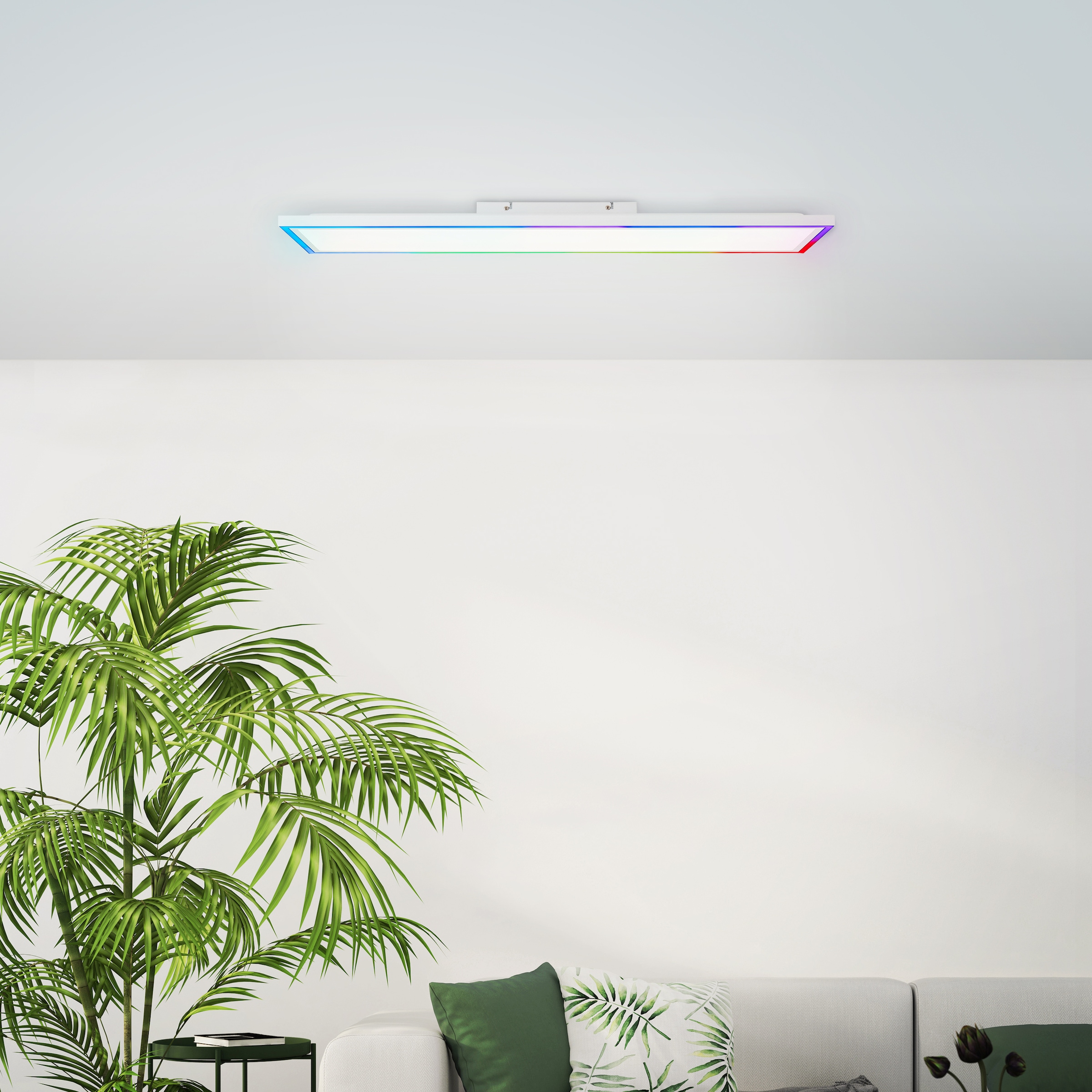 Brilliant LED Panel »Everest«, 100 x 26 cm, 2300 lm, Aluminium/Kunststoff, weiß