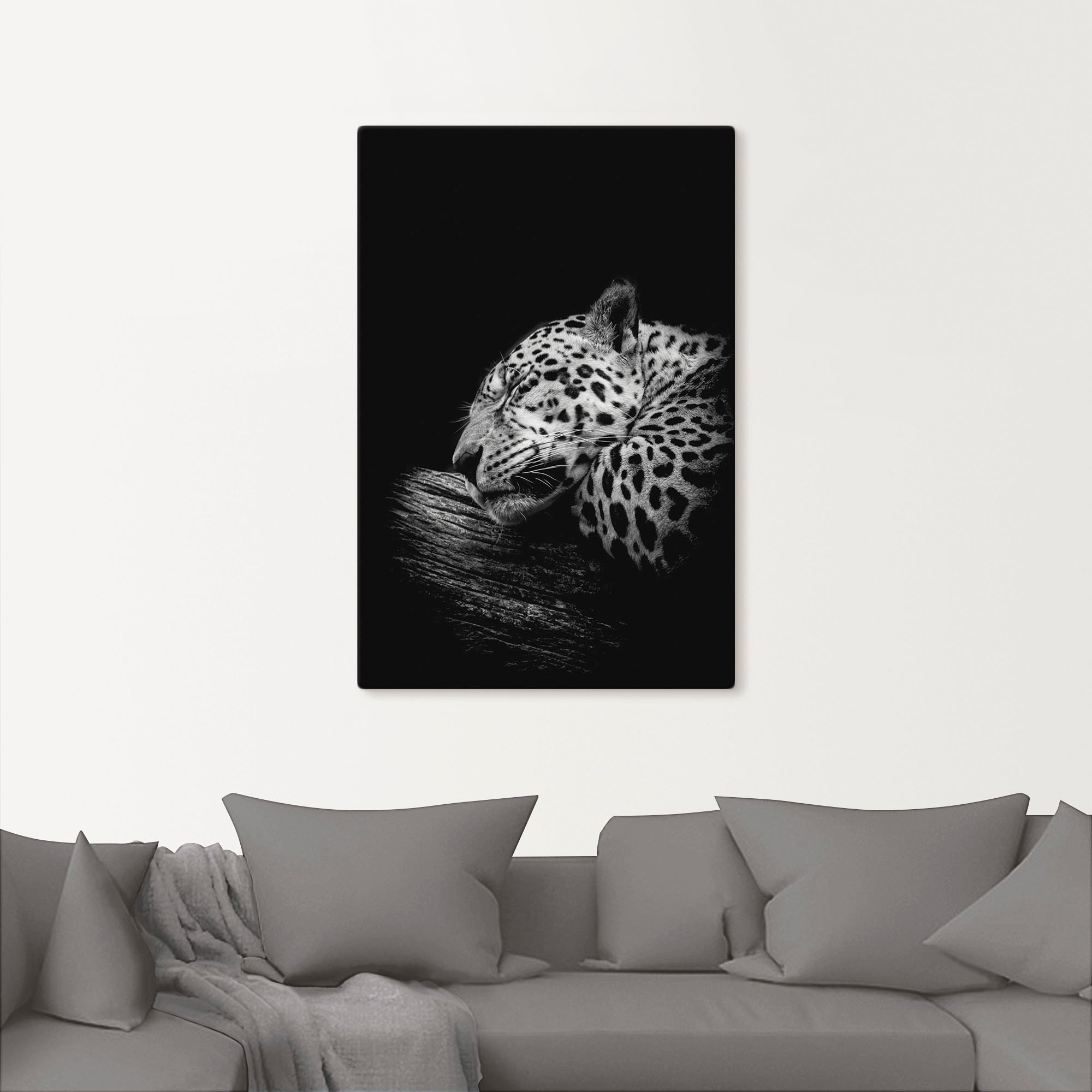 Artland Wandbild »Der | (1 in bestellen Jaguar«, Größen Leinwandbild, BAUR St.), Poster Wandaufkleber versch. als Wildtiere, Alubild, schlafende oder