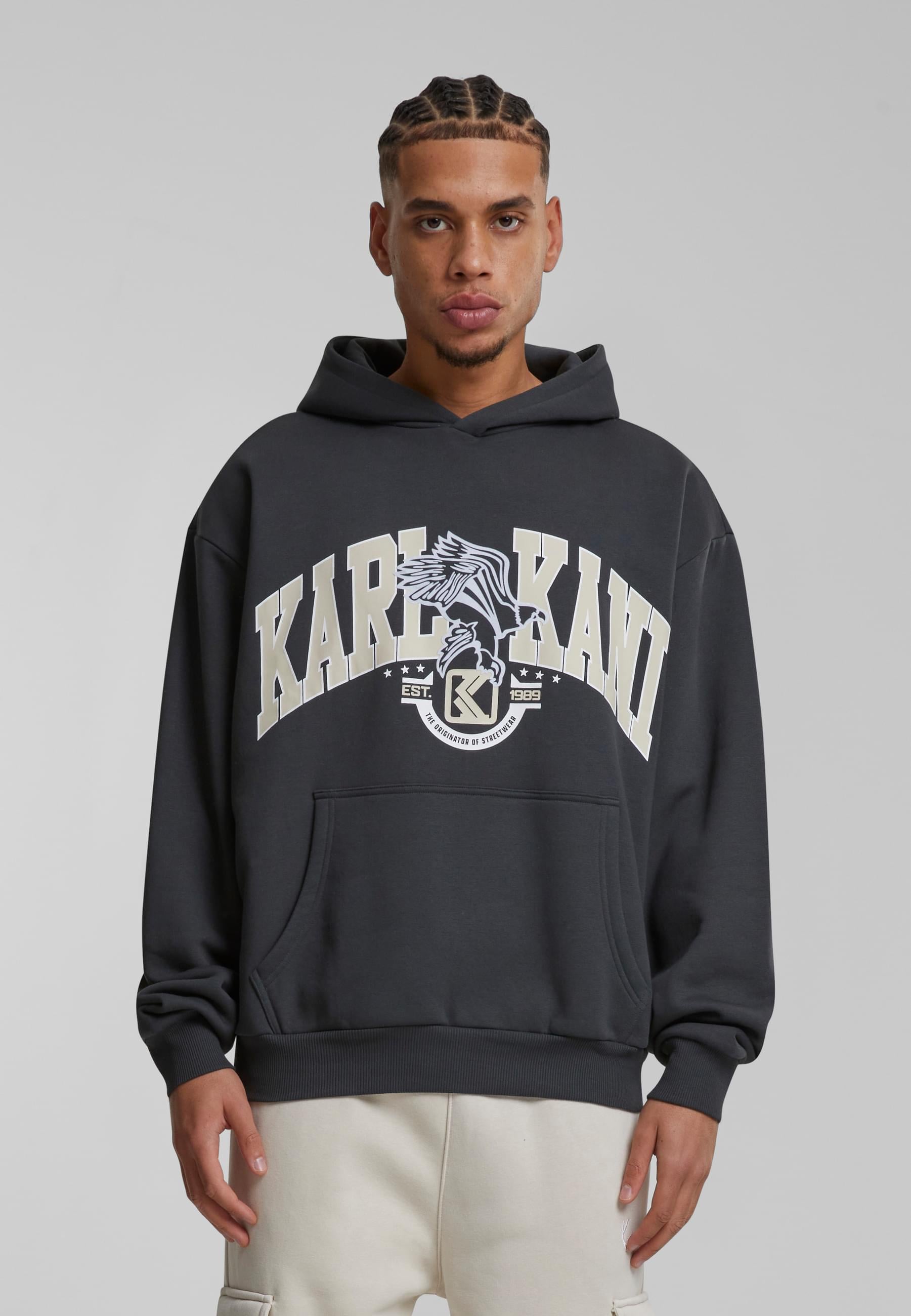 Karl Kani Kapuzensweatshirt »Karl Kani Karl Kani OG Eagle Print OS Hoodie«, (1 tlg.)