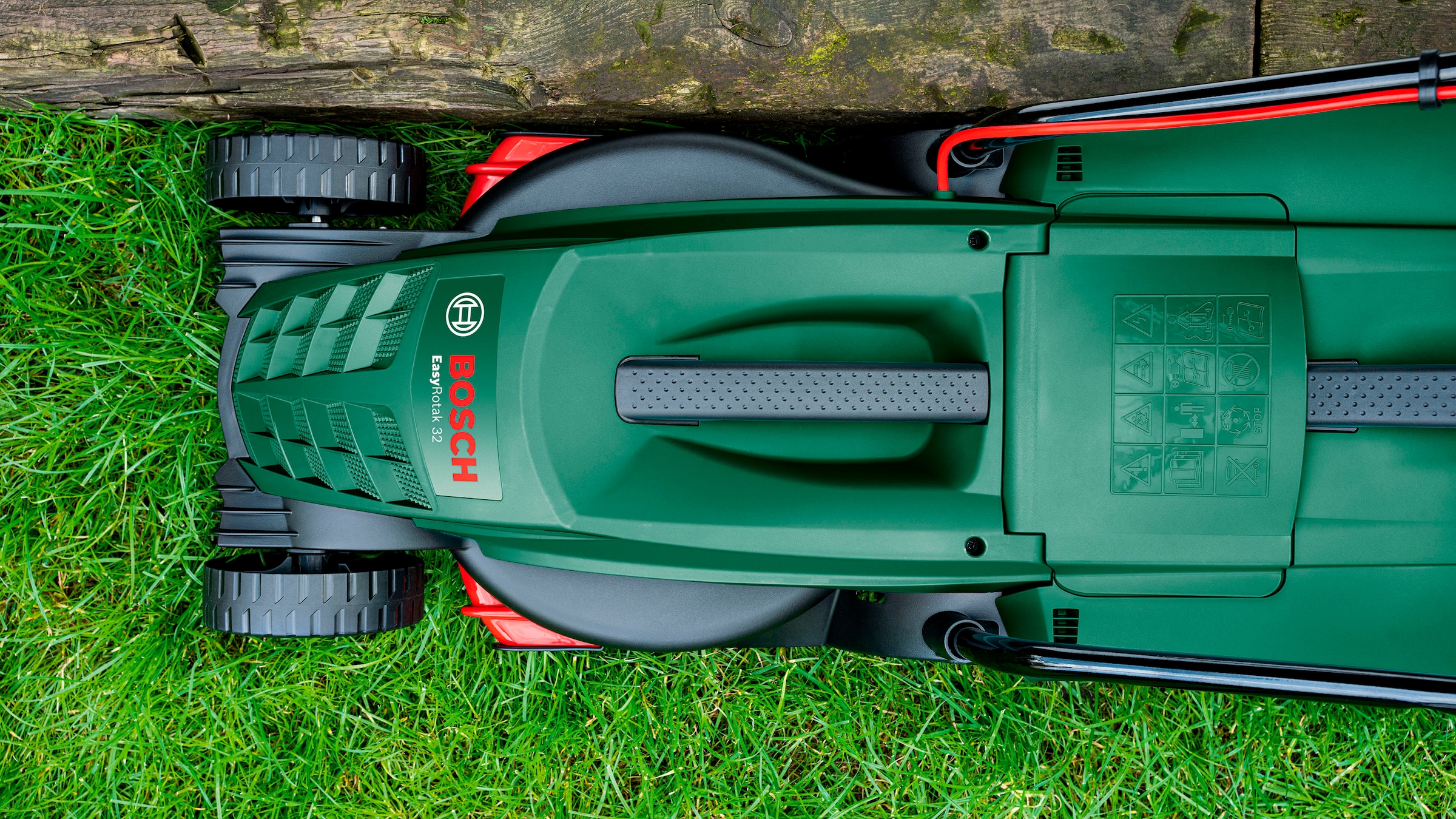 Bosch Home & Garden Elektrorasenmäher »»EasyRotak 32-205««, (für einfaches Mähen – schnelle Ergebnisse, bis ganz an den Rand), Grasfangvolumen 31l