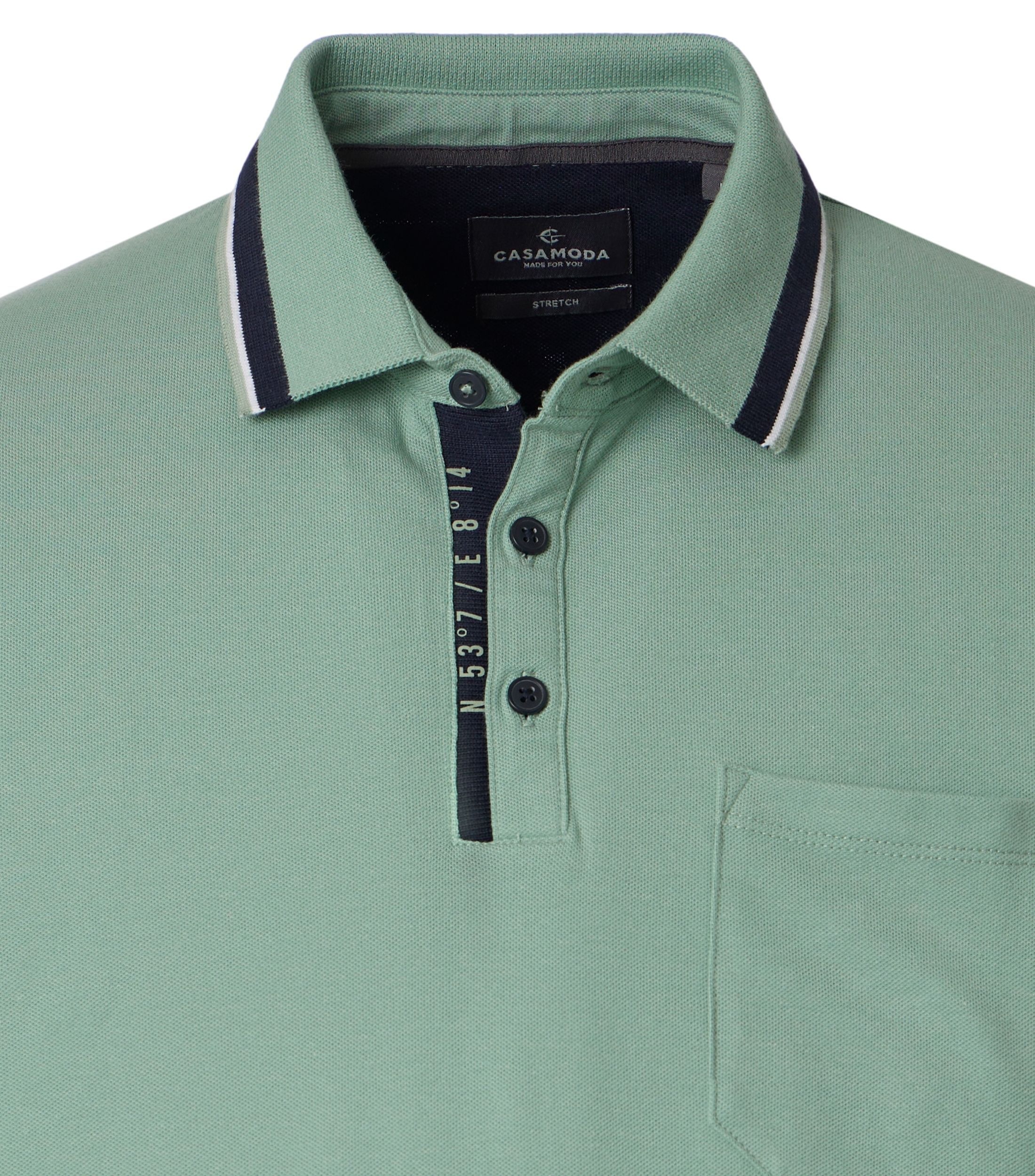 CASAMODA Poloshirt »CASAMODA Polo-Shirt uni«