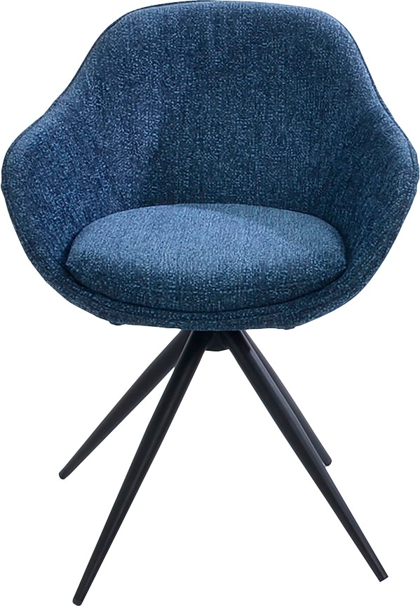 K+W Komfort & Wohnen Drehstuhl "ZOOM" () 4-Fuß Drehstuhl mit Gestell aus Me günstig online kaufen