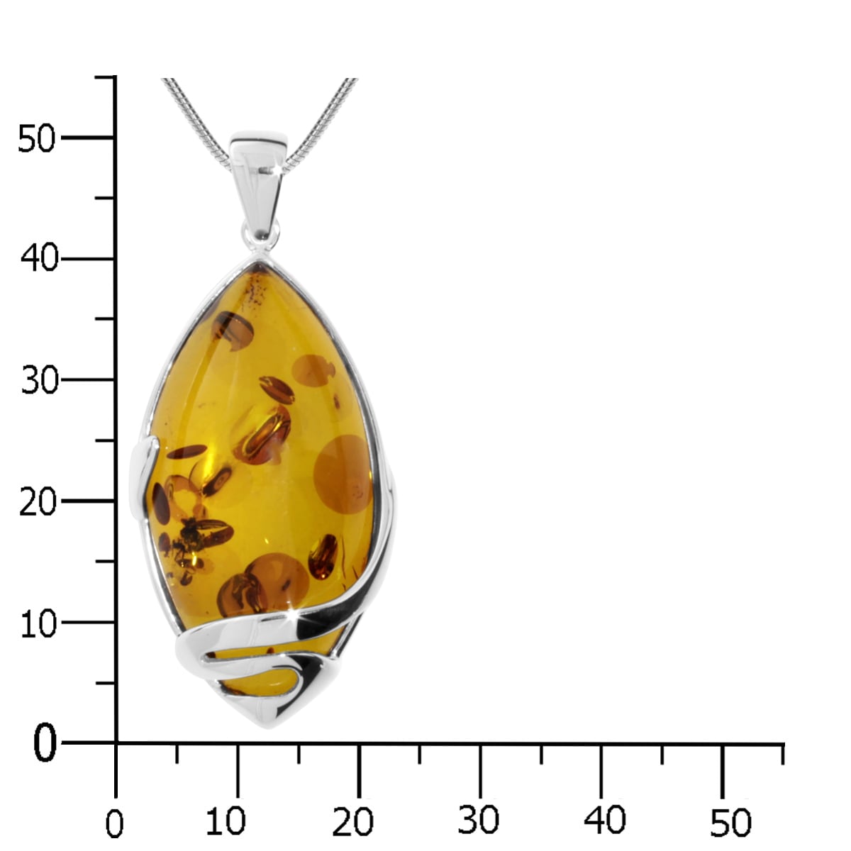 OSTSEE-SCHMUCK Kette mit Anhänger »- Wally - Silber 925/000 - Bernstein«