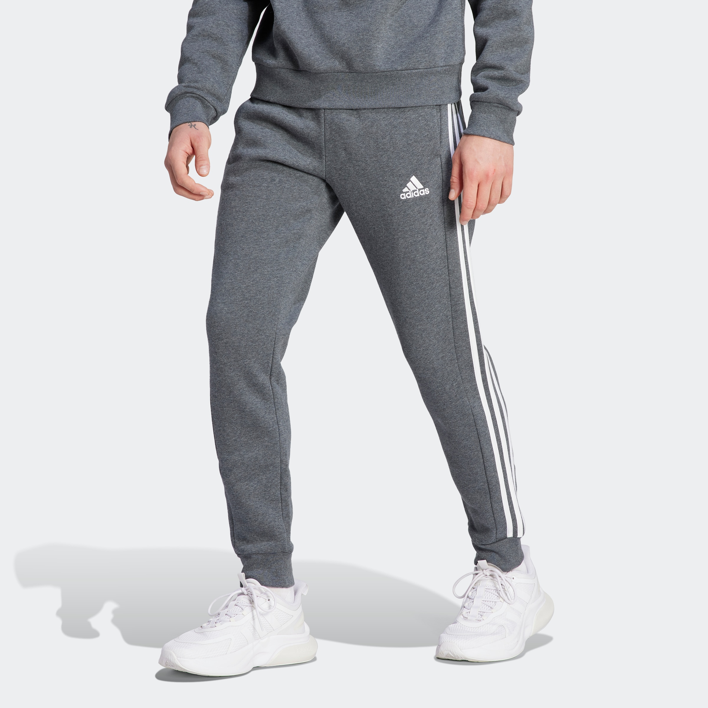 adidas Sportswear Sporthose "ESSENTIALS 3STREIFEN TAPERED CUFF HOSE", (1 tl günstig online kaufen