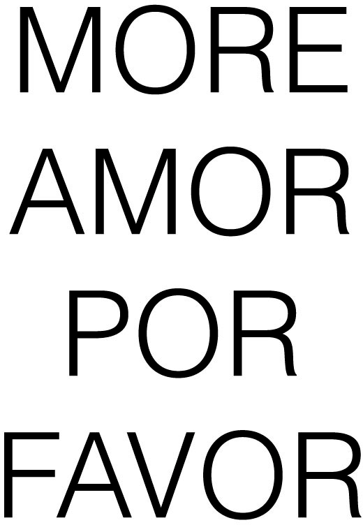 queence Metallbild »More Amor« Schriftzug | Schriftzüge 1 Stk. tlg. Stahlschilder